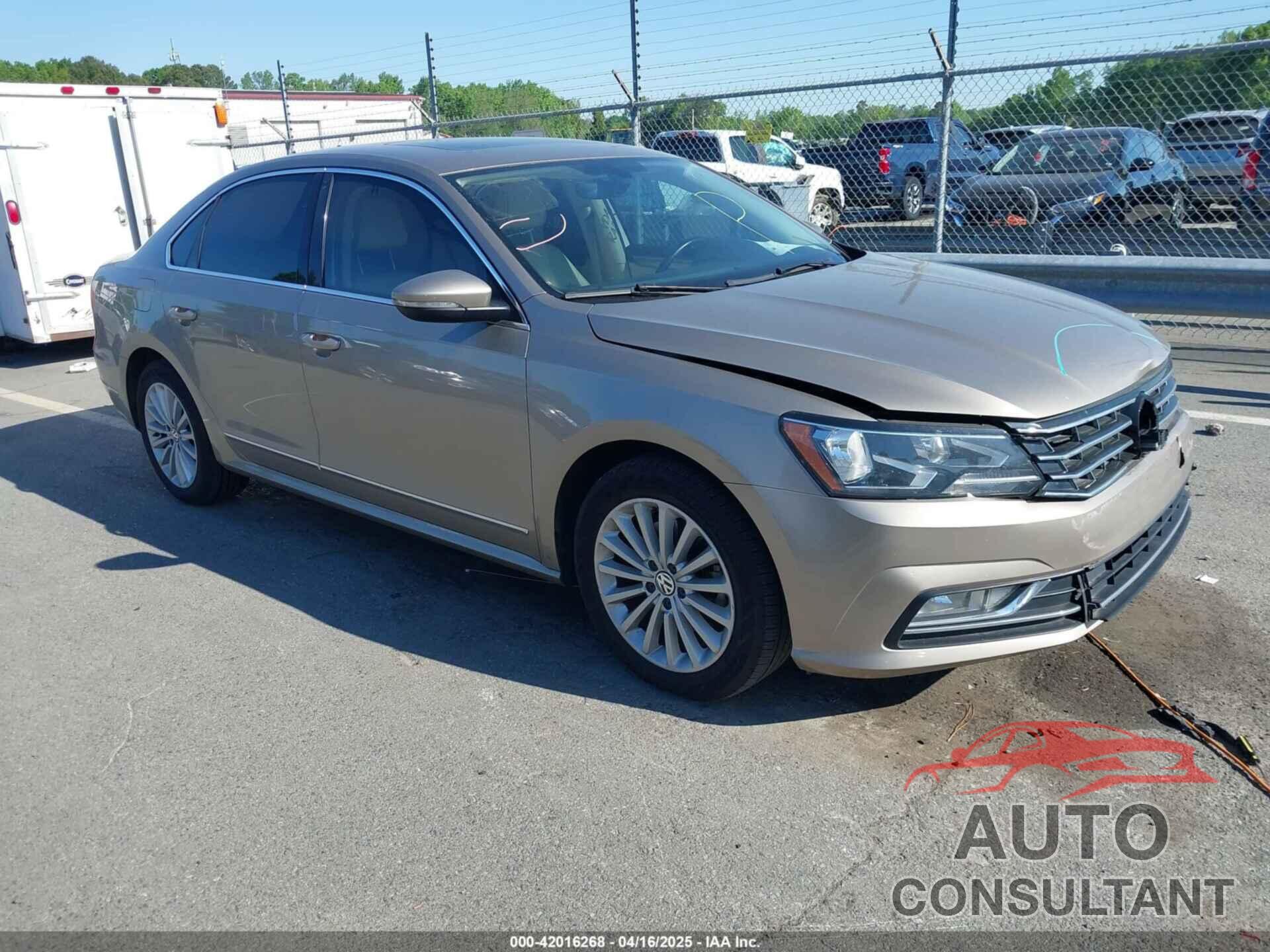 VOLKSWAGEN PASSAT 2016 - 1VWBS7A34GC047638