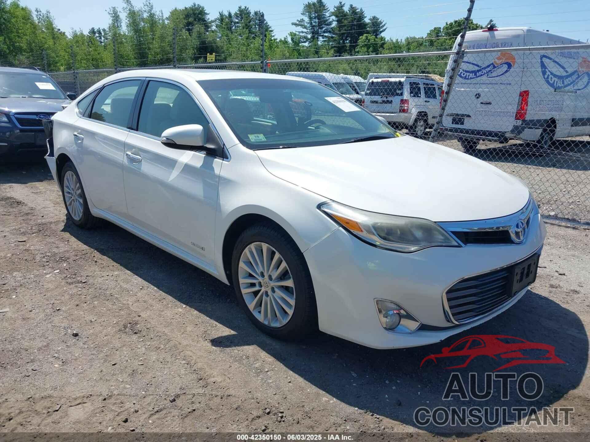 TOYOTA AVALON HYBRID 2013 - 4T1BD1EB2DU003327