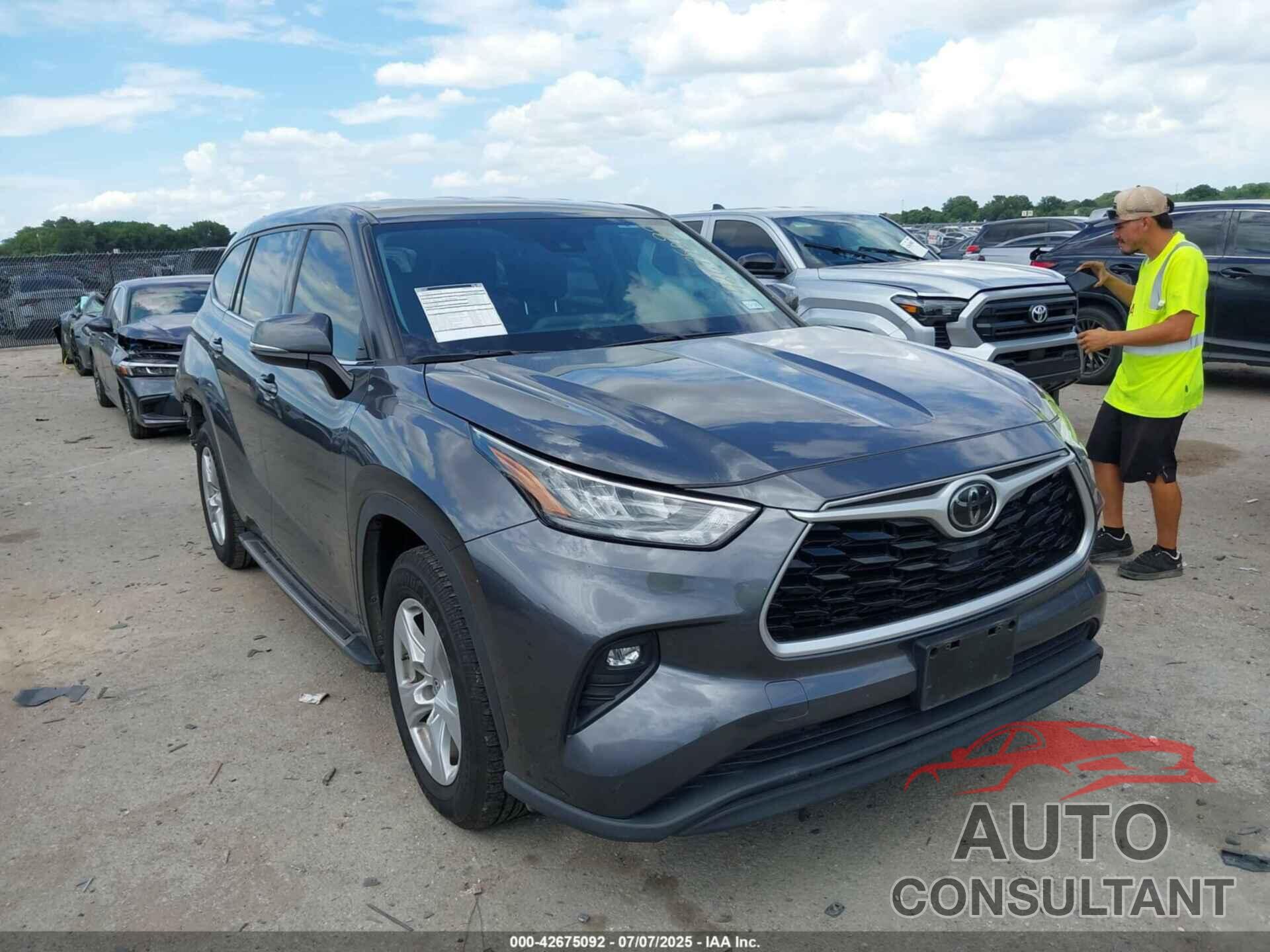 TOYOTA HIGHLANDER 2020 - 5TDZZRAH2LS019205
