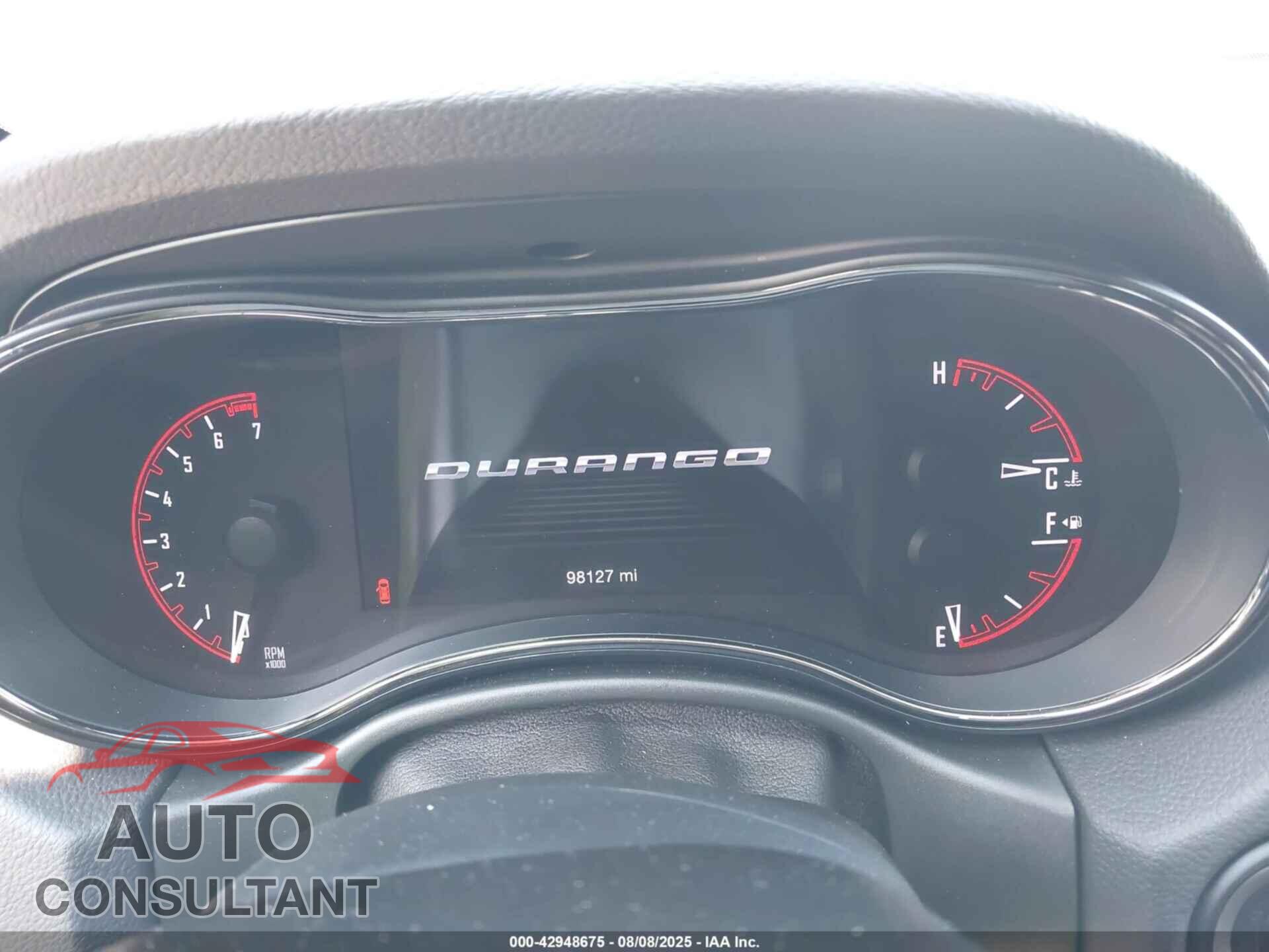 DODGE DURANGO 2020 - 1C4RDJDG1LC286100