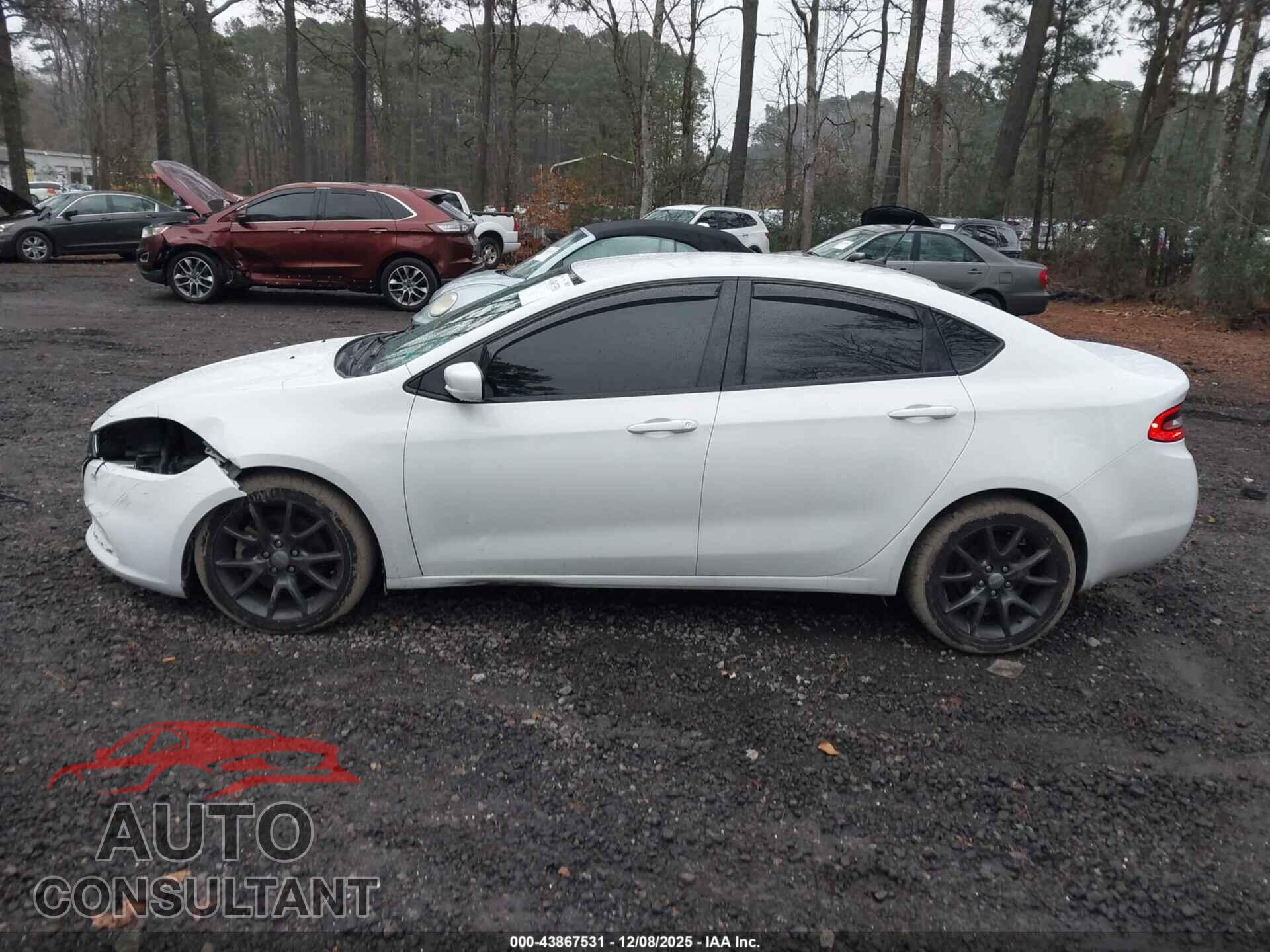 DODGE DART 2015 - 1C3CDFBB2FD316234
