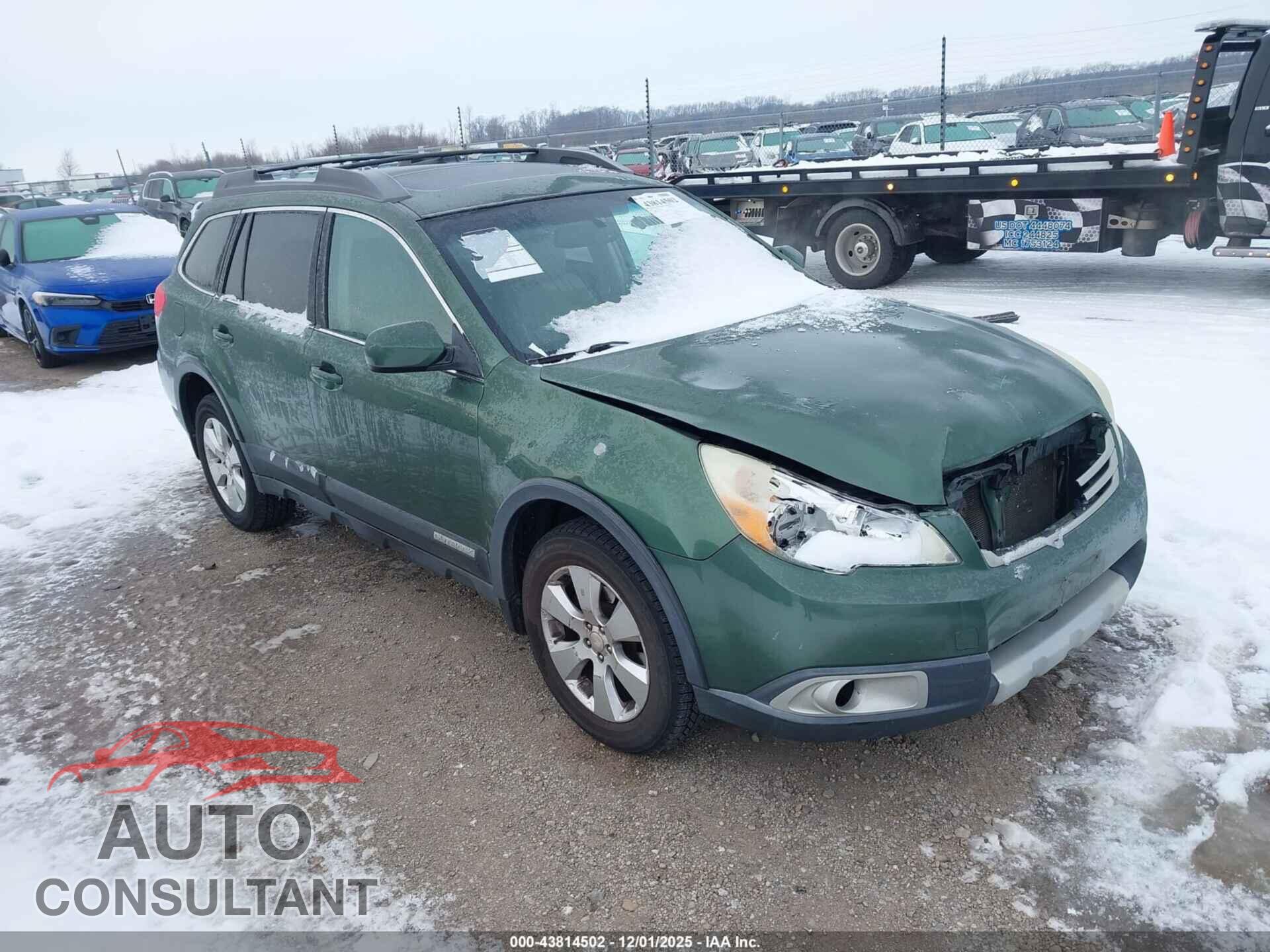 SUBARU OUTBACK 2011 - 4S4BRBKC3B3378473