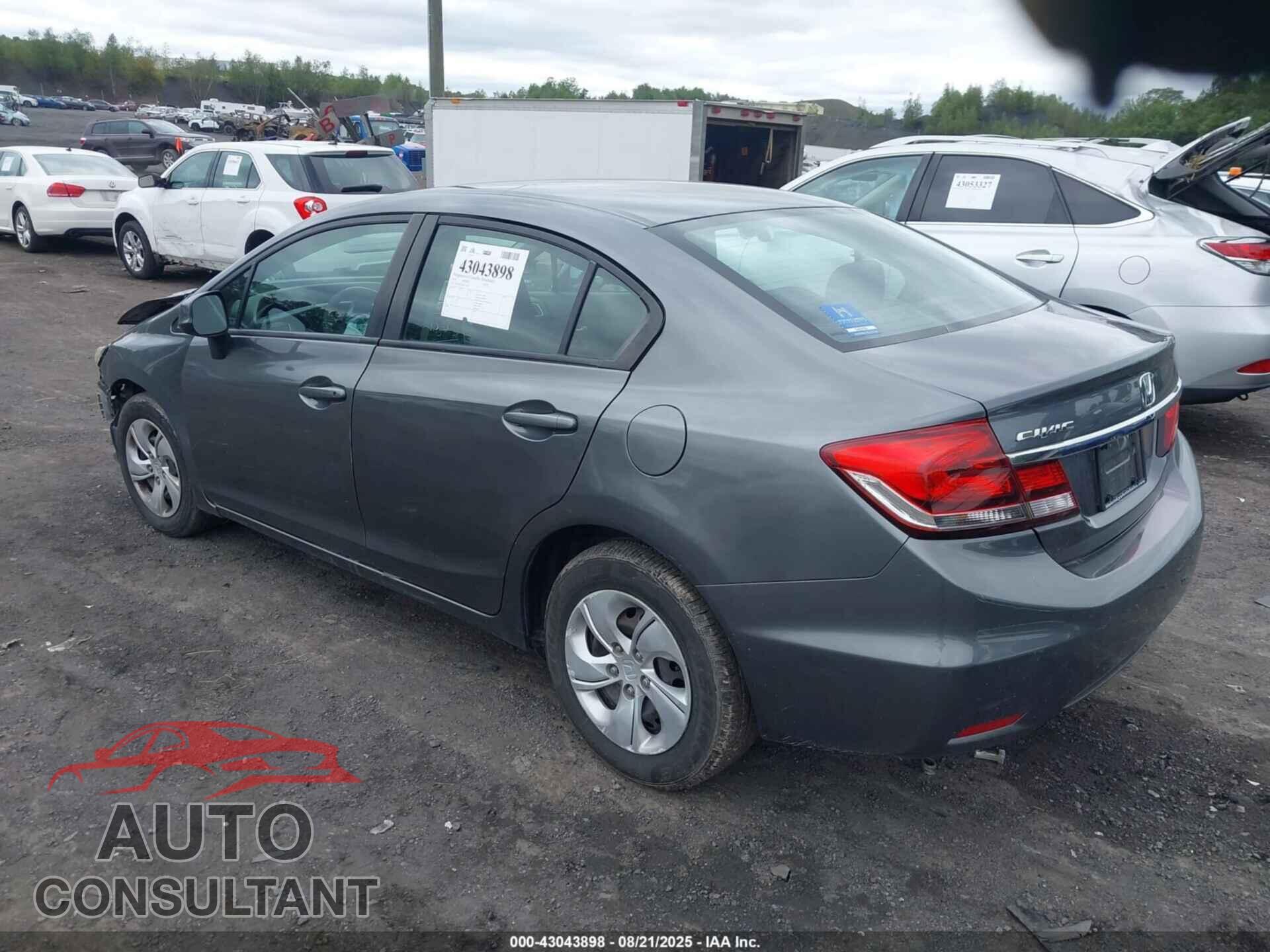 HONDA CIVIC 2013 - 19XFB2F59DE219152