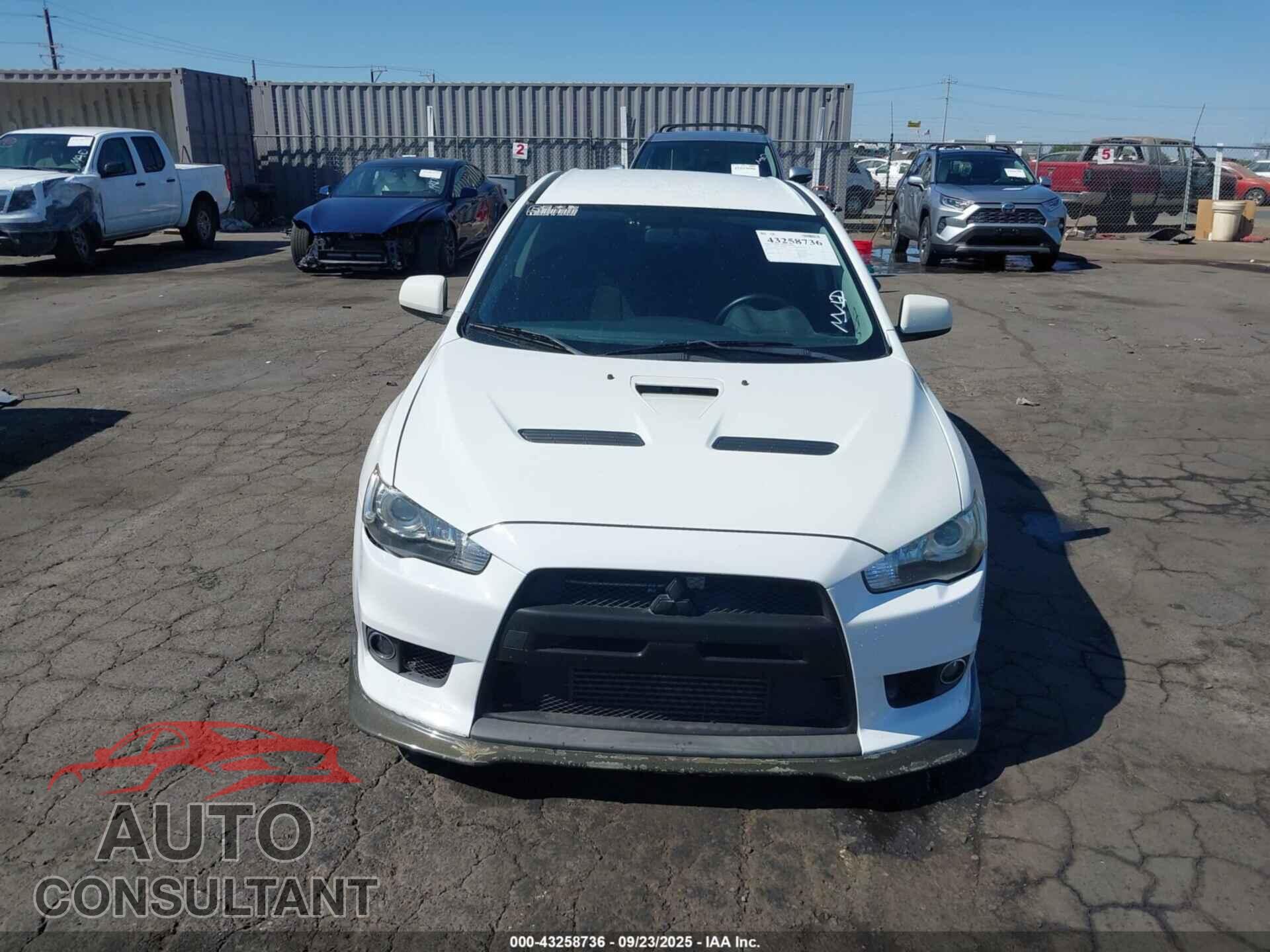MITSUBISHI LANCER EVOLUTION 2011 - JA32W8FV3BU046554