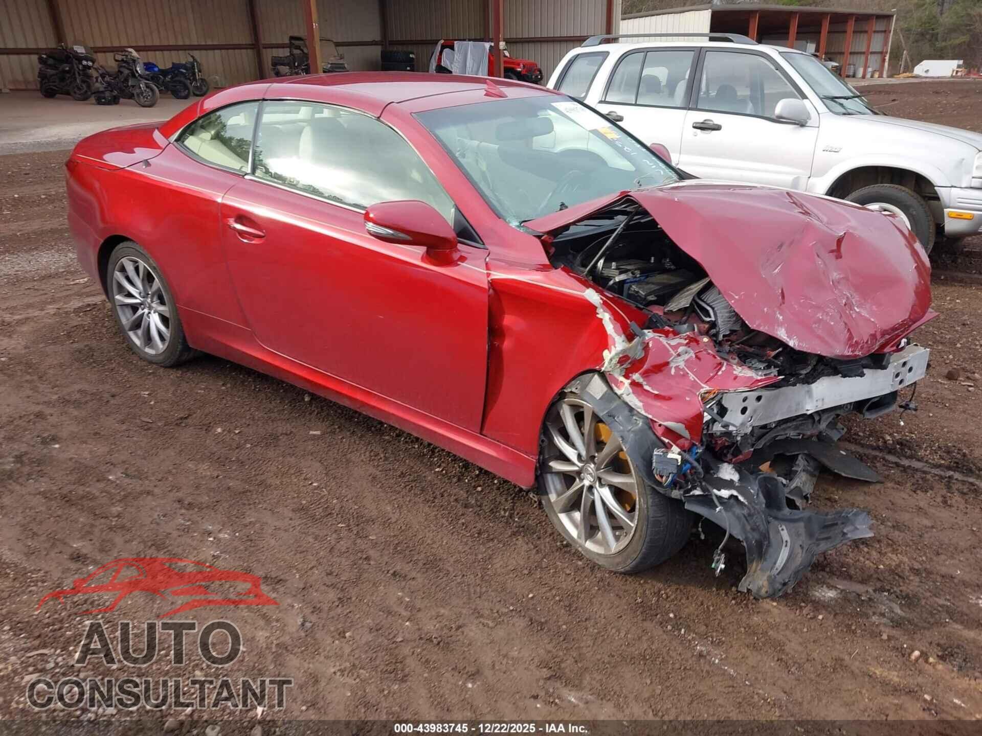 LEXUS IS 250C 2014 - JTHFF2C21E2531252