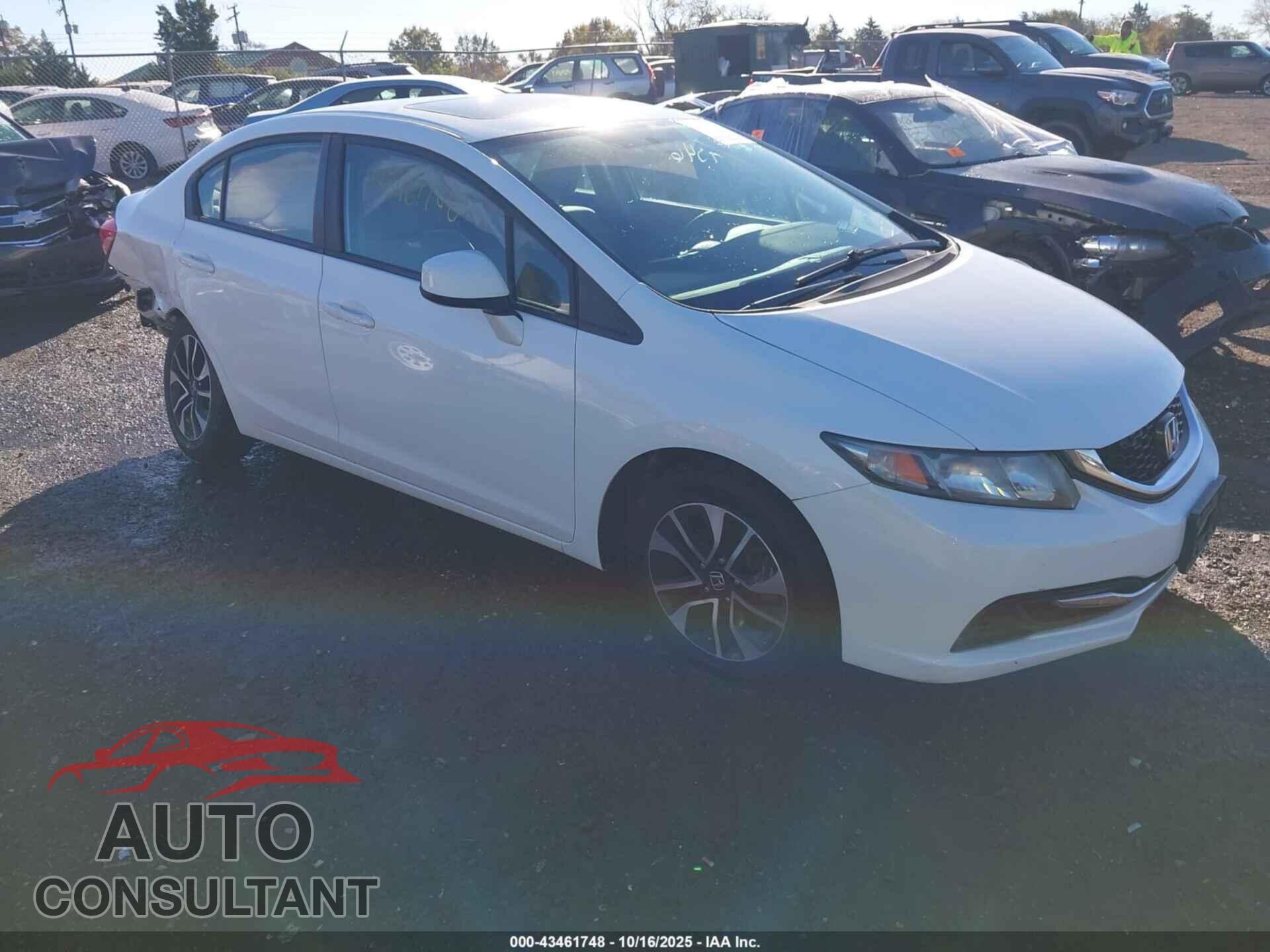 HONDA CIVIC 2013 - 19XFB2F84DE294500