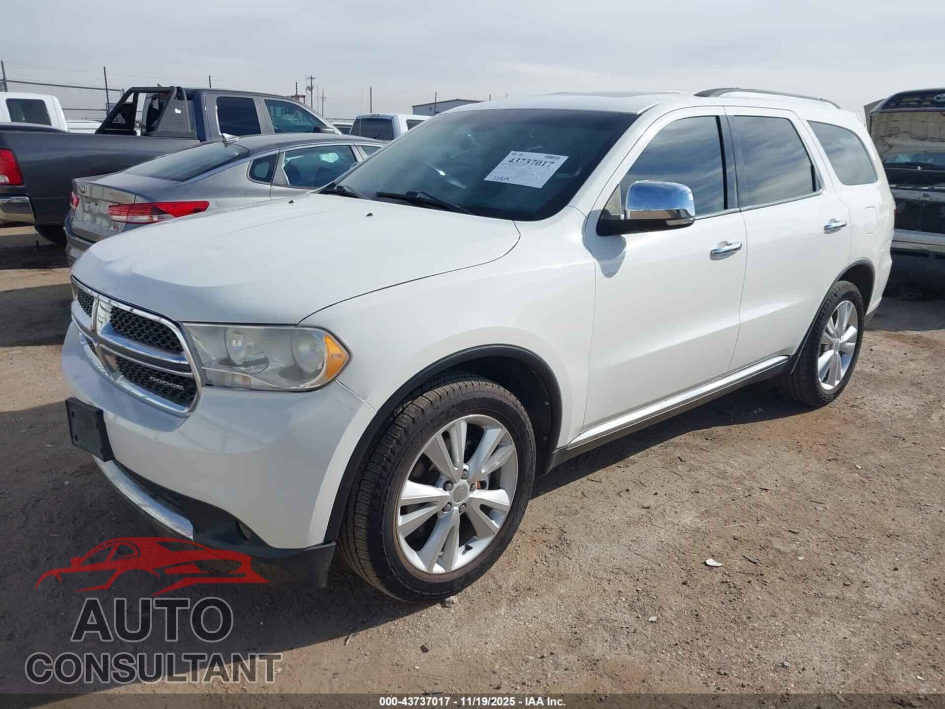 DODGE DURANGO 2011 - 1D4SD4GT4BC623582
