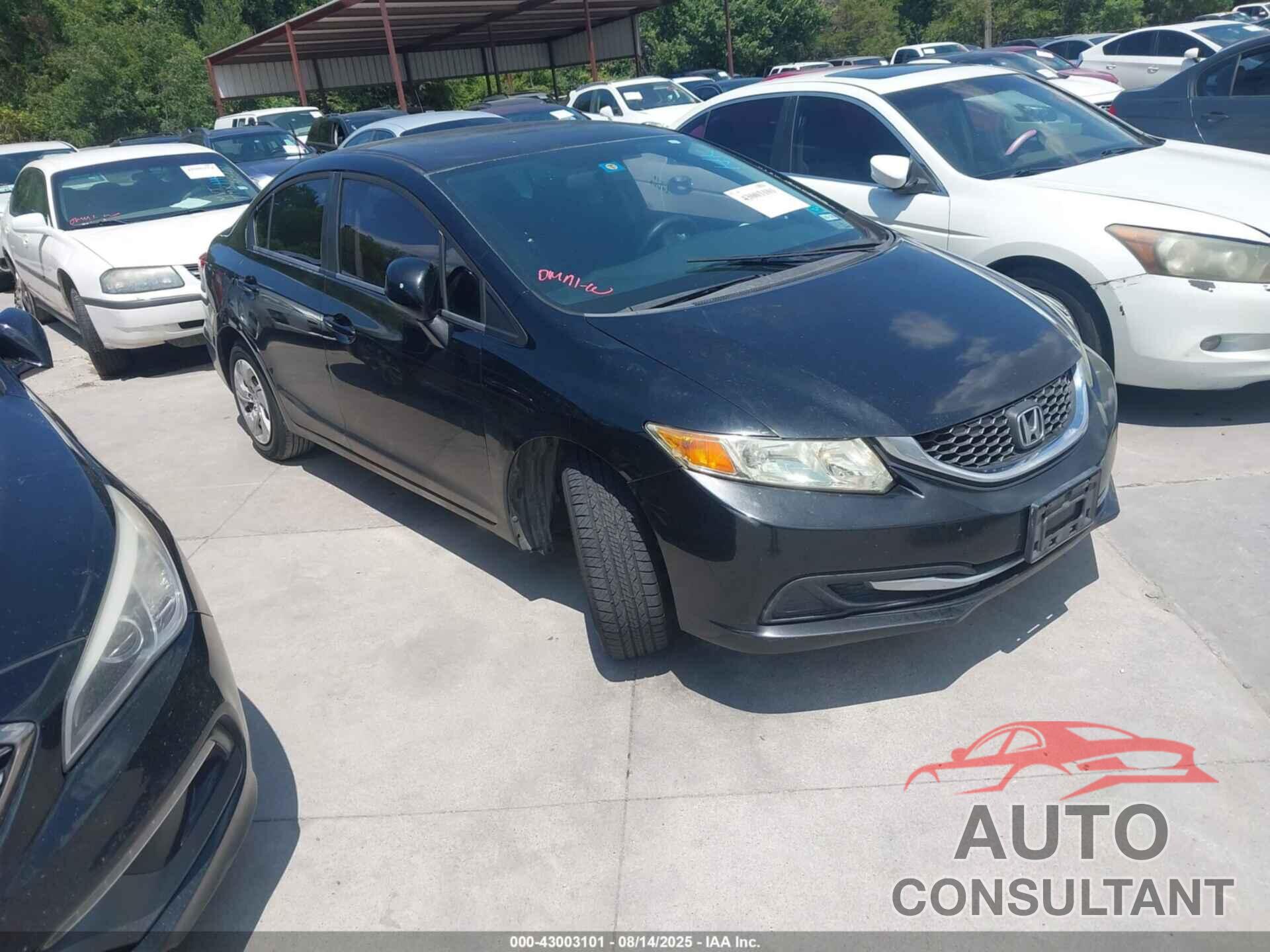 HONDA CIVIC 2013 - 19XFB2F59DE057118