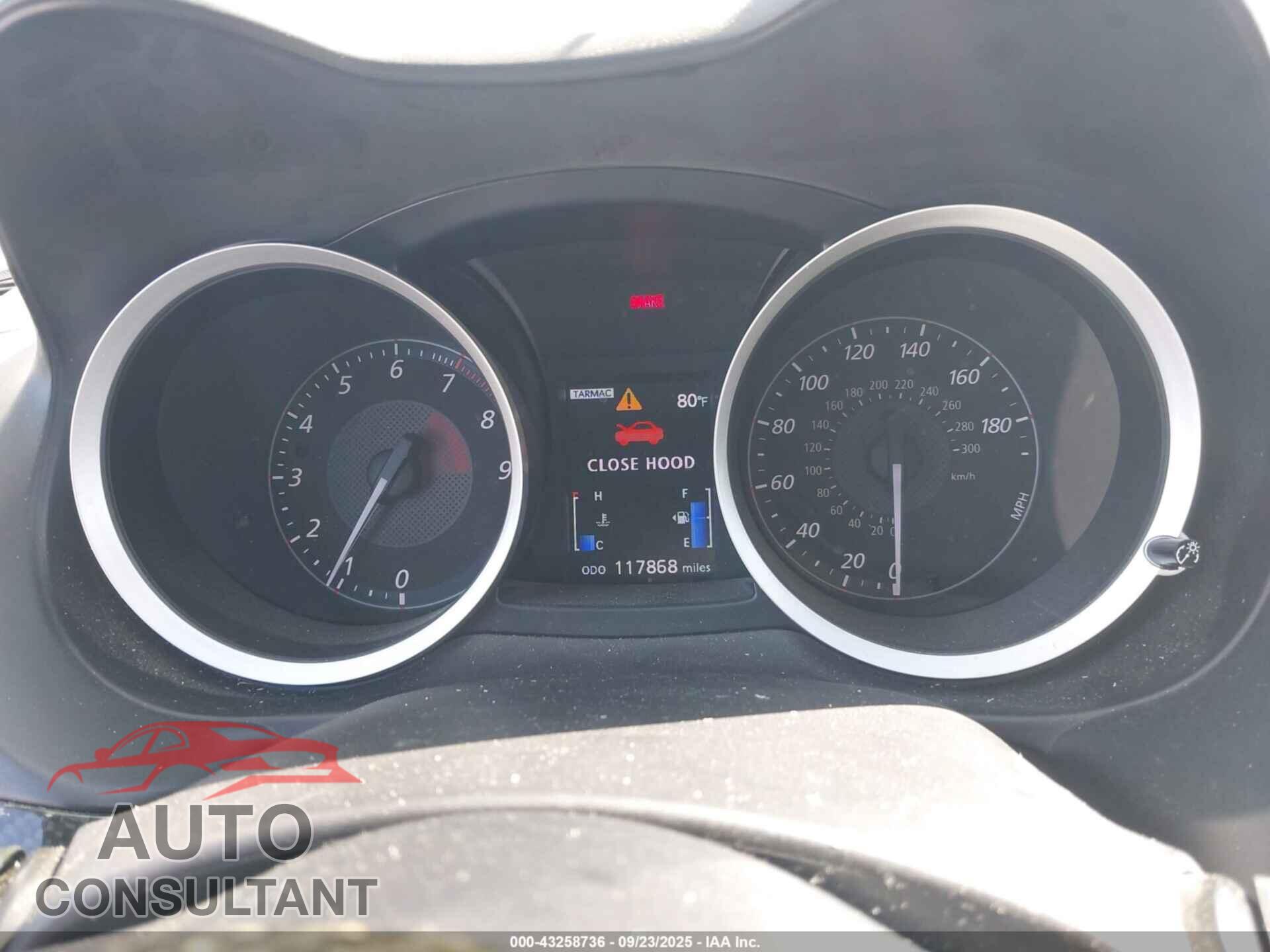 MITSUBISHI LANCER EVOLUTION 2011 - JA32W8FV3BU046554
