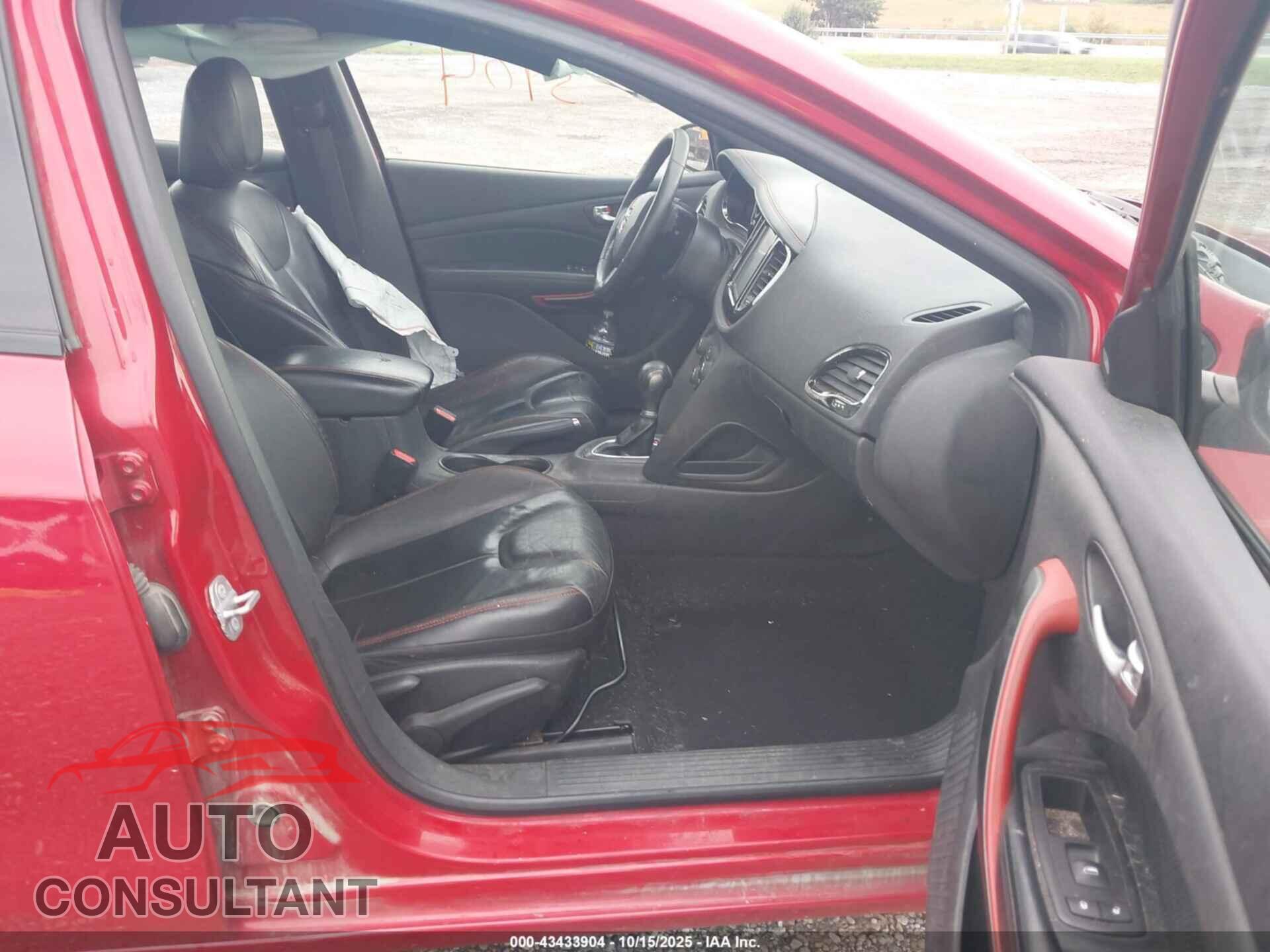 DODGE DART 2014 - 1C3CDFEB3ED768722