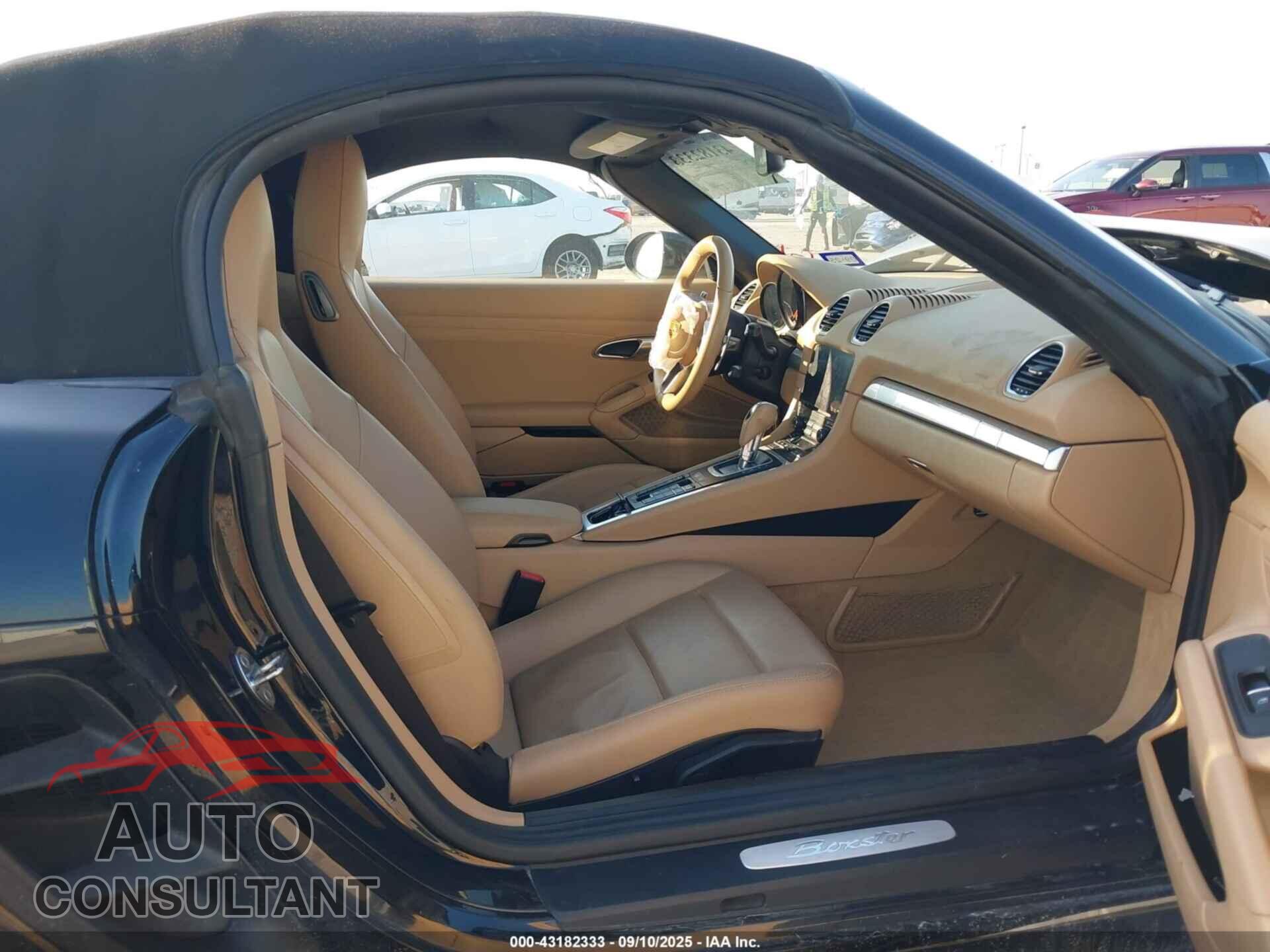 PORSCHE 718 BOXSTER 2017 - WP0CA2A83HS221103