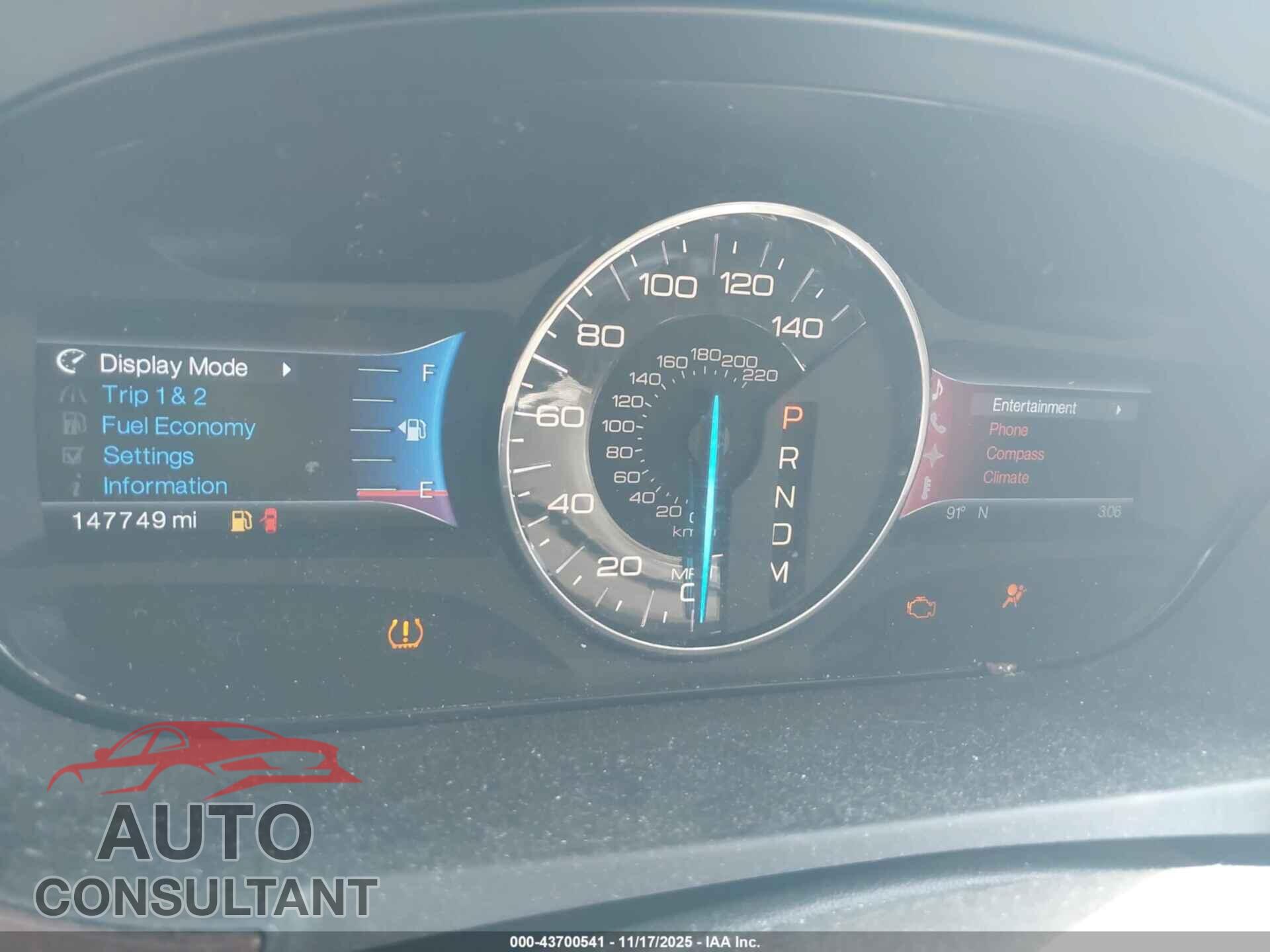 FORD EDGE 2011 - 2FMDK4KC3BBB28241