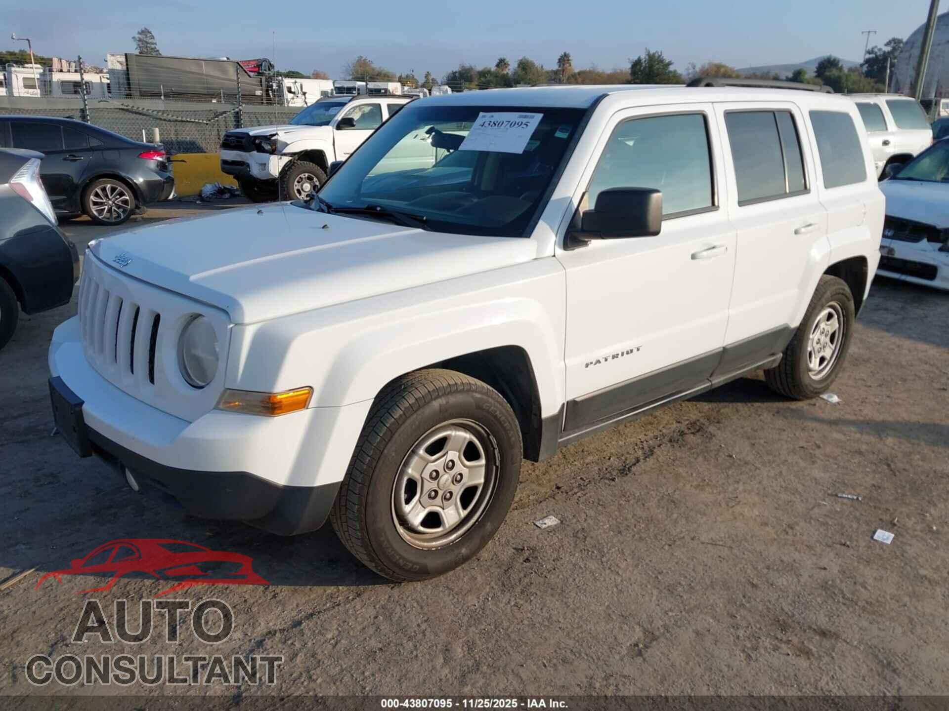 JEEP PATRIOT 2014 - 1C4NJPBA2ED800610