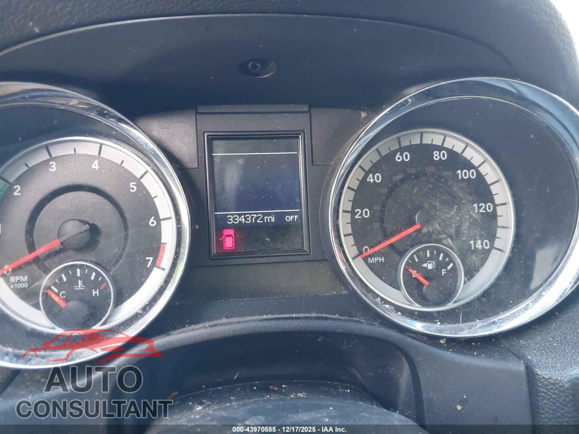 DODGE DURANGO 2011 - 1D4RD2GG3BC653484