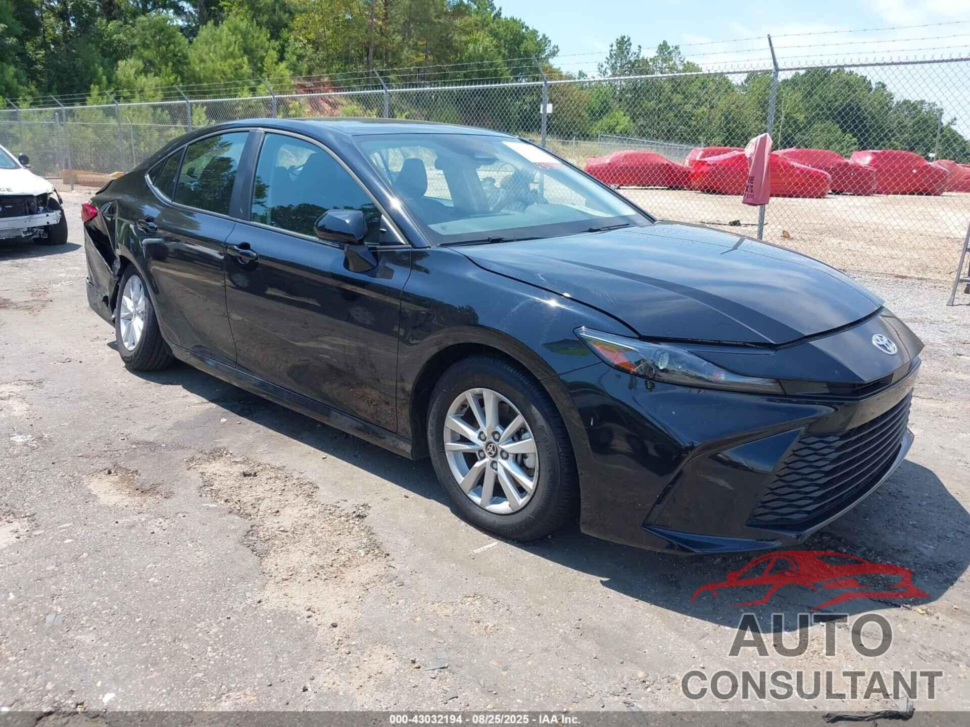 TOYOTA CAMRY 2025 - 4T1DAACK9SU135230