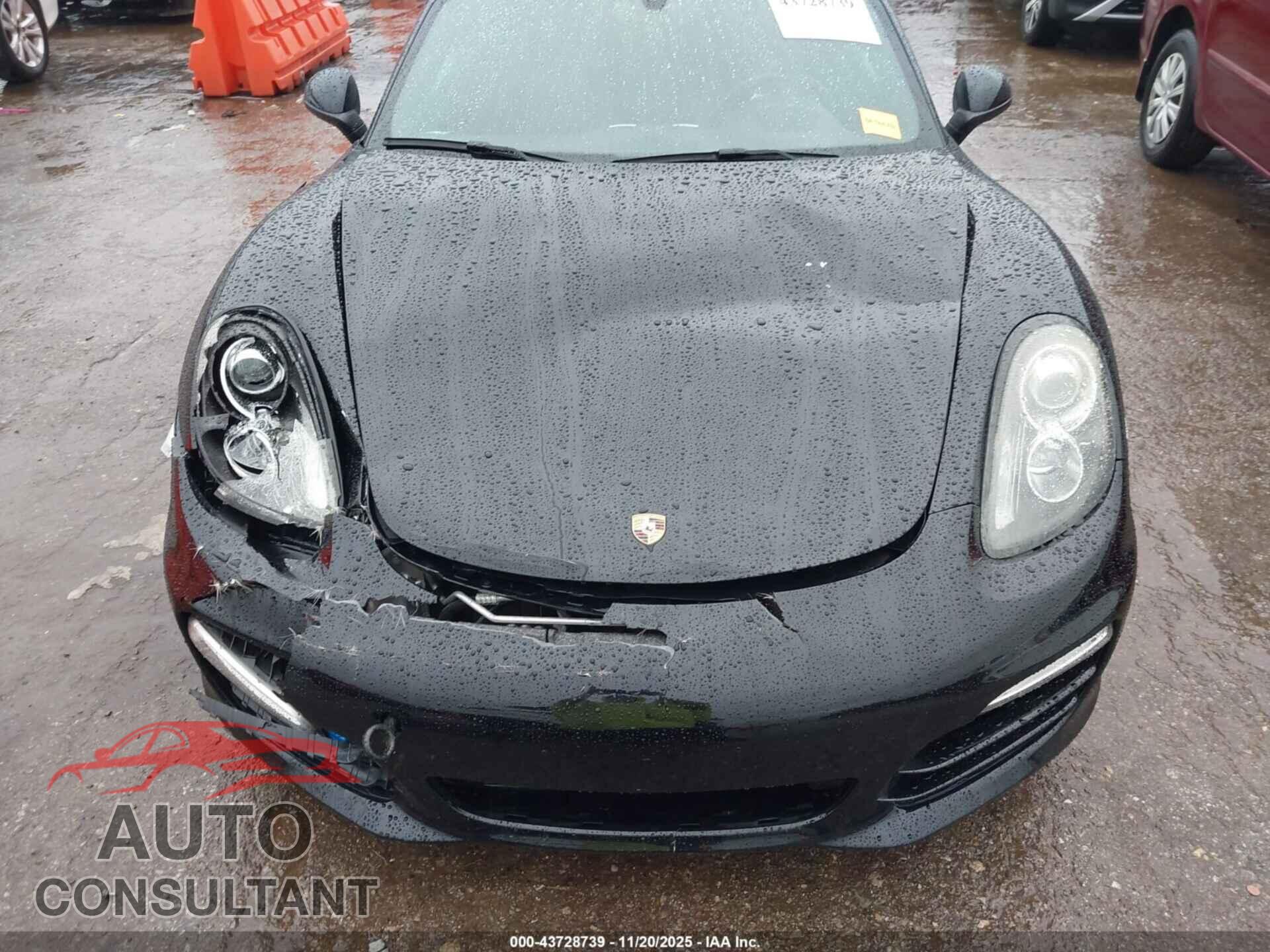 PORSCHE BOXSTER 2013 - WP0CA2A80DS114777