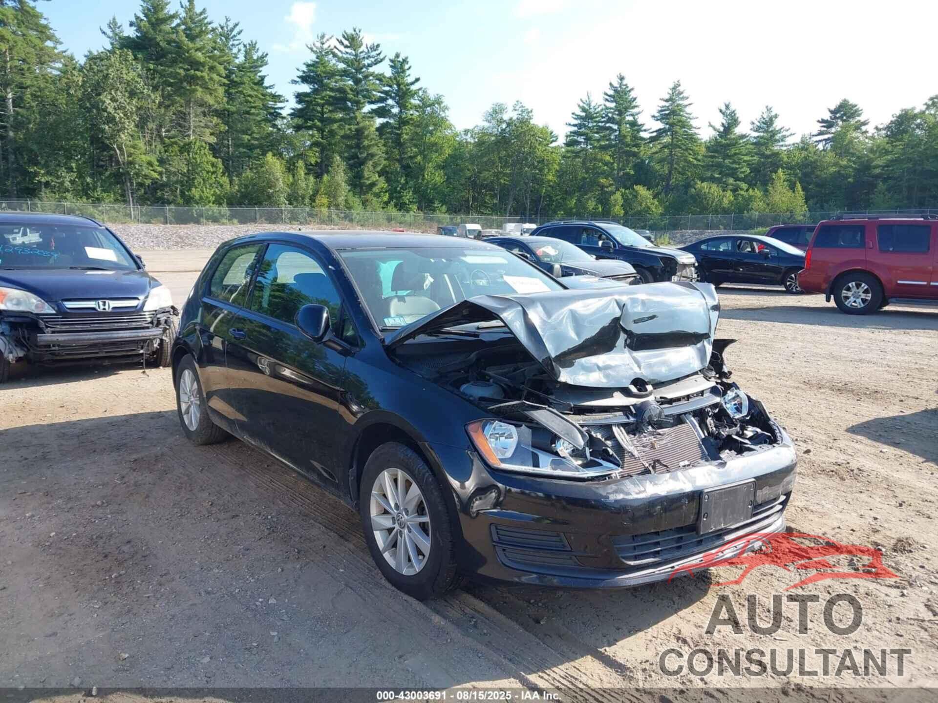 VOLKSWAGEN GOLF 2015 - 3VW917AU6FM094841