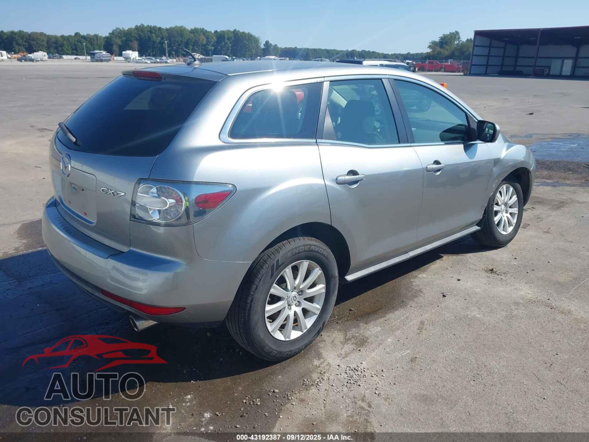 MAZDA CX-7 2011 - JM3ER2A58B0360533