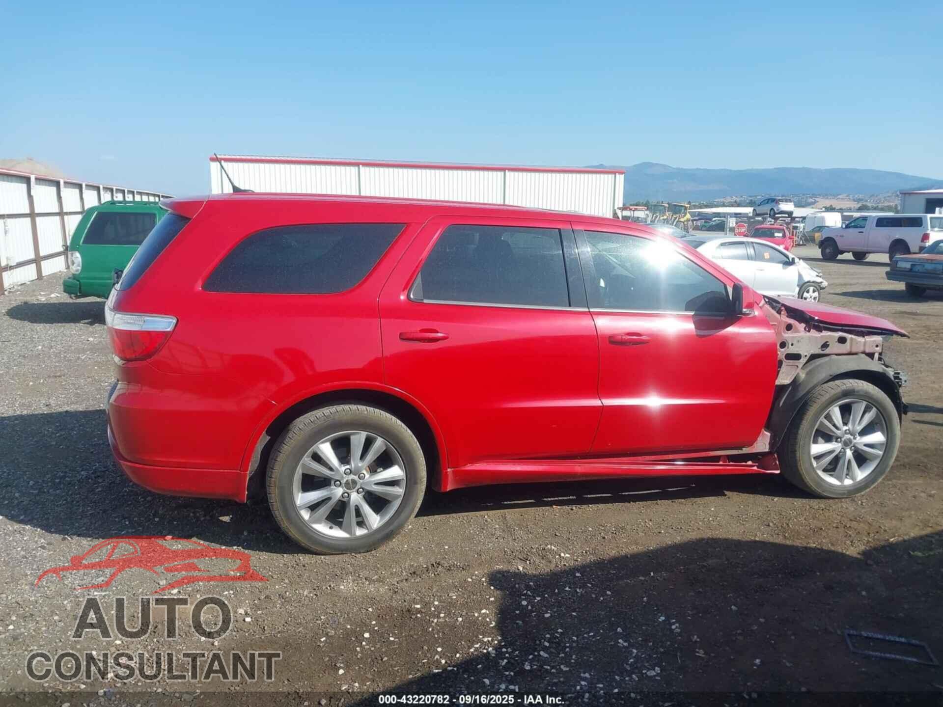 DODGE DURANGO 2012 - 1C4SDJCT2CC116554