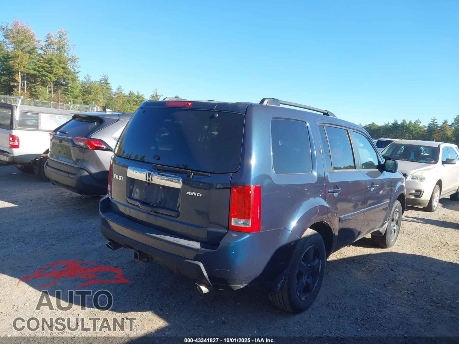 HONDA PILOT 2009 - 5FNYF48579B028580