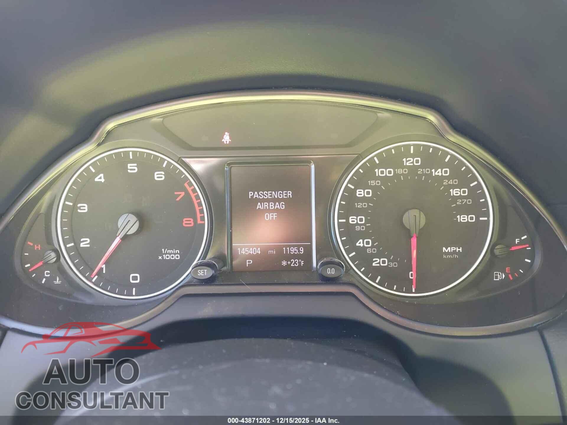 AUDI Q5 2012 - WA1DKAFP0CA110254