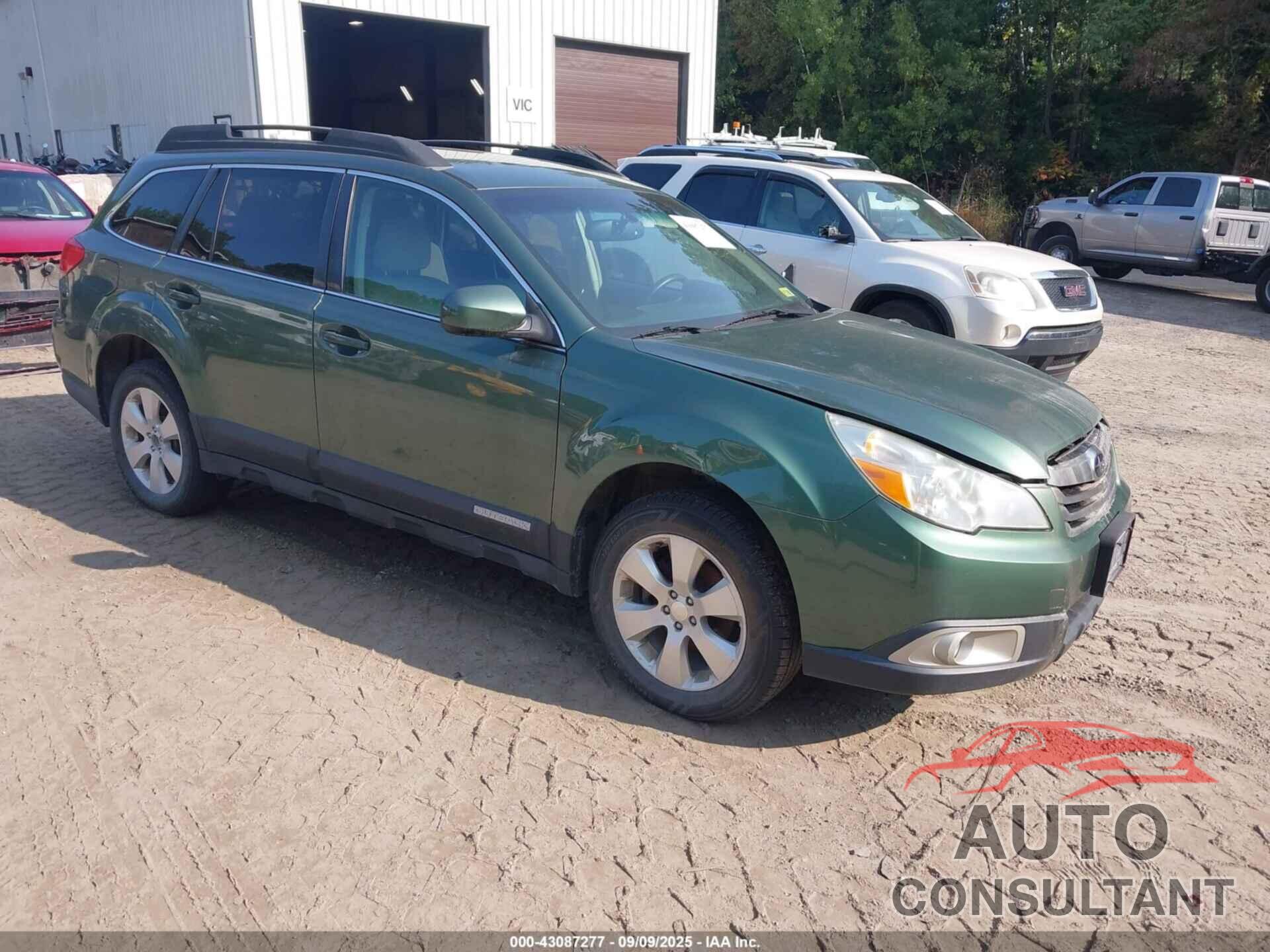 SUBARU OUTBACK 2011 - 4S4BRBGC7B1410412