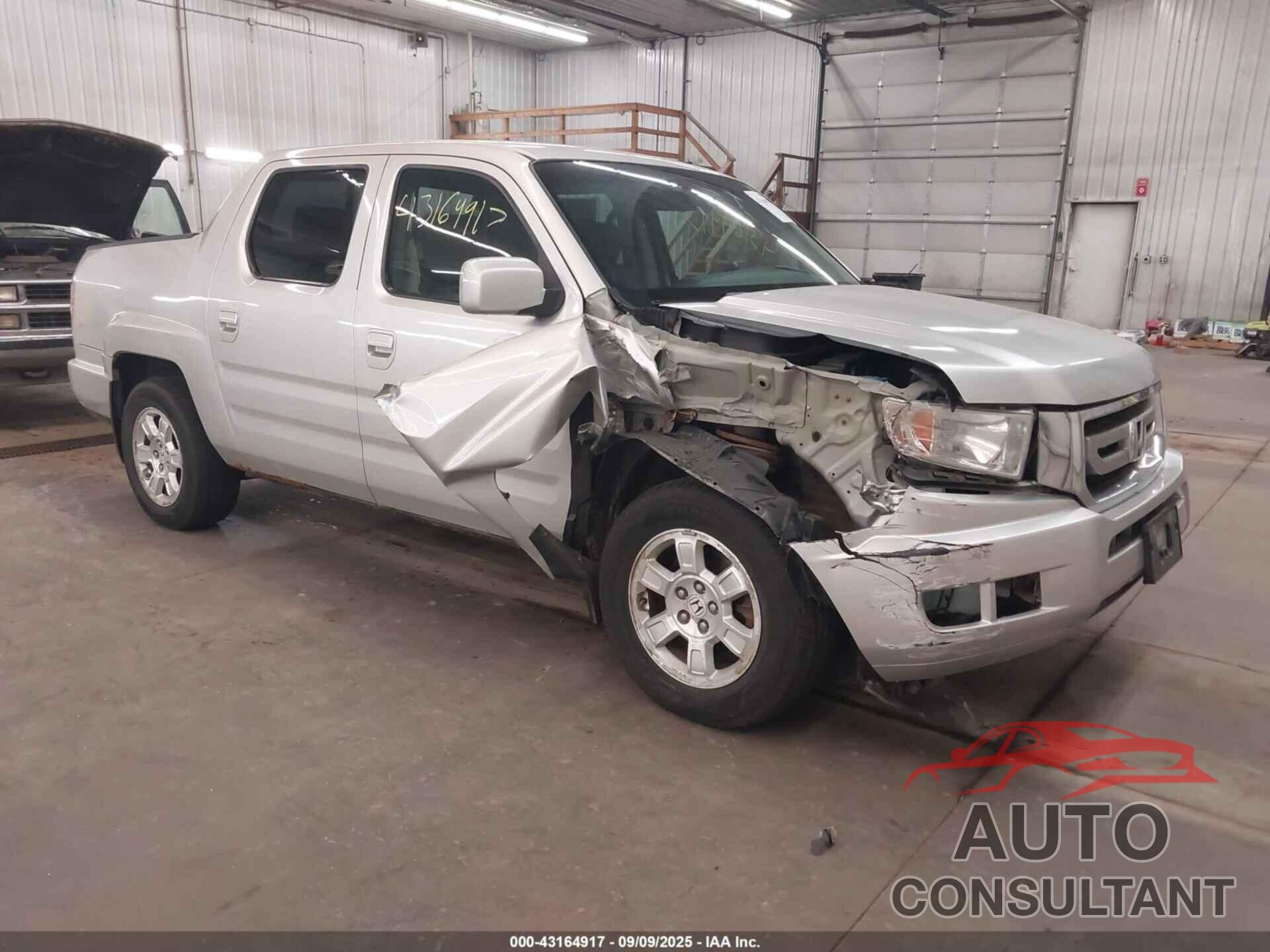 HONDA RIDGELINE 2009 - 5FPYK16489B106571