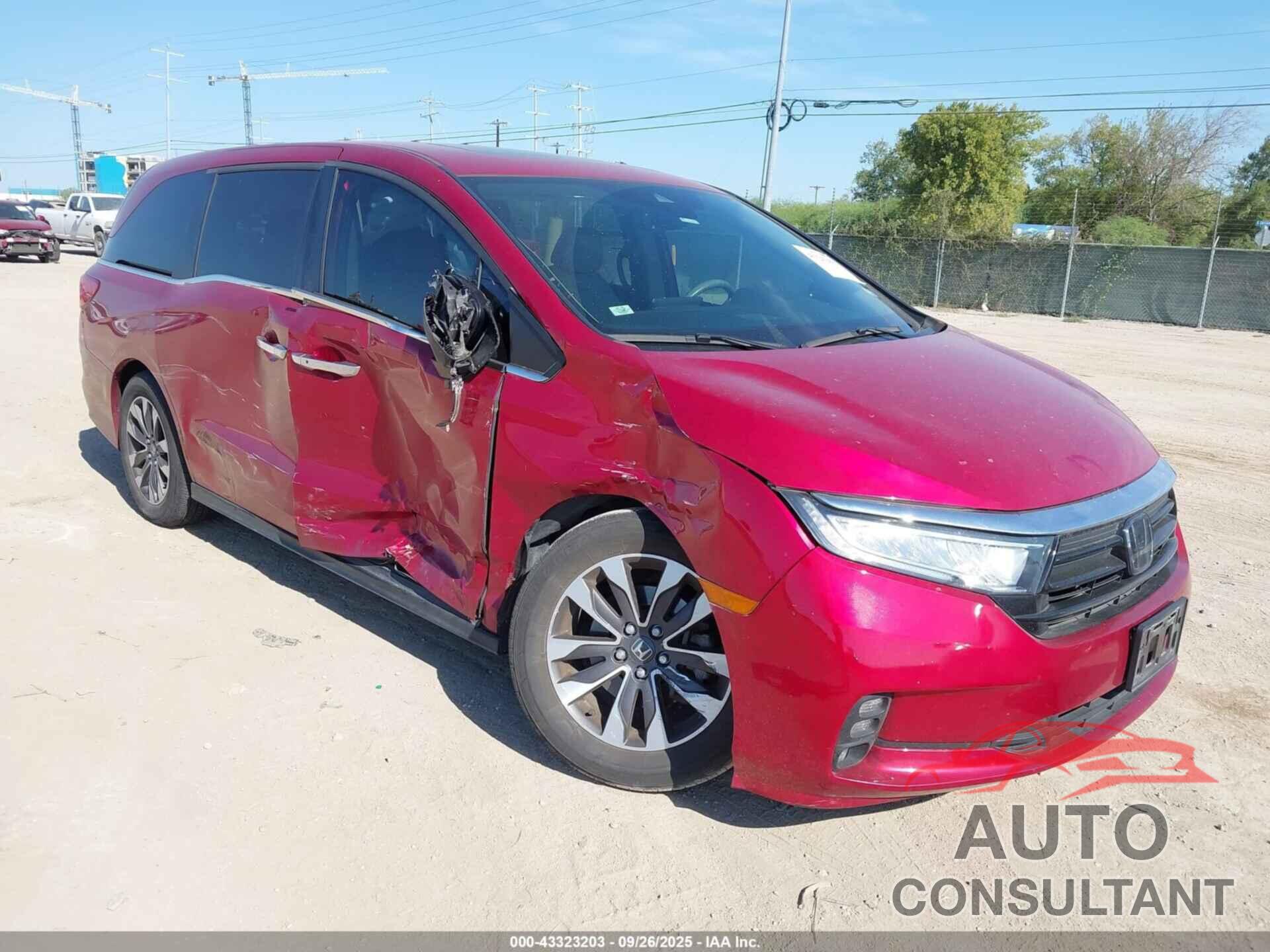 HONDA ODYSSEY 2022 - 5FNRL6H76NB062238