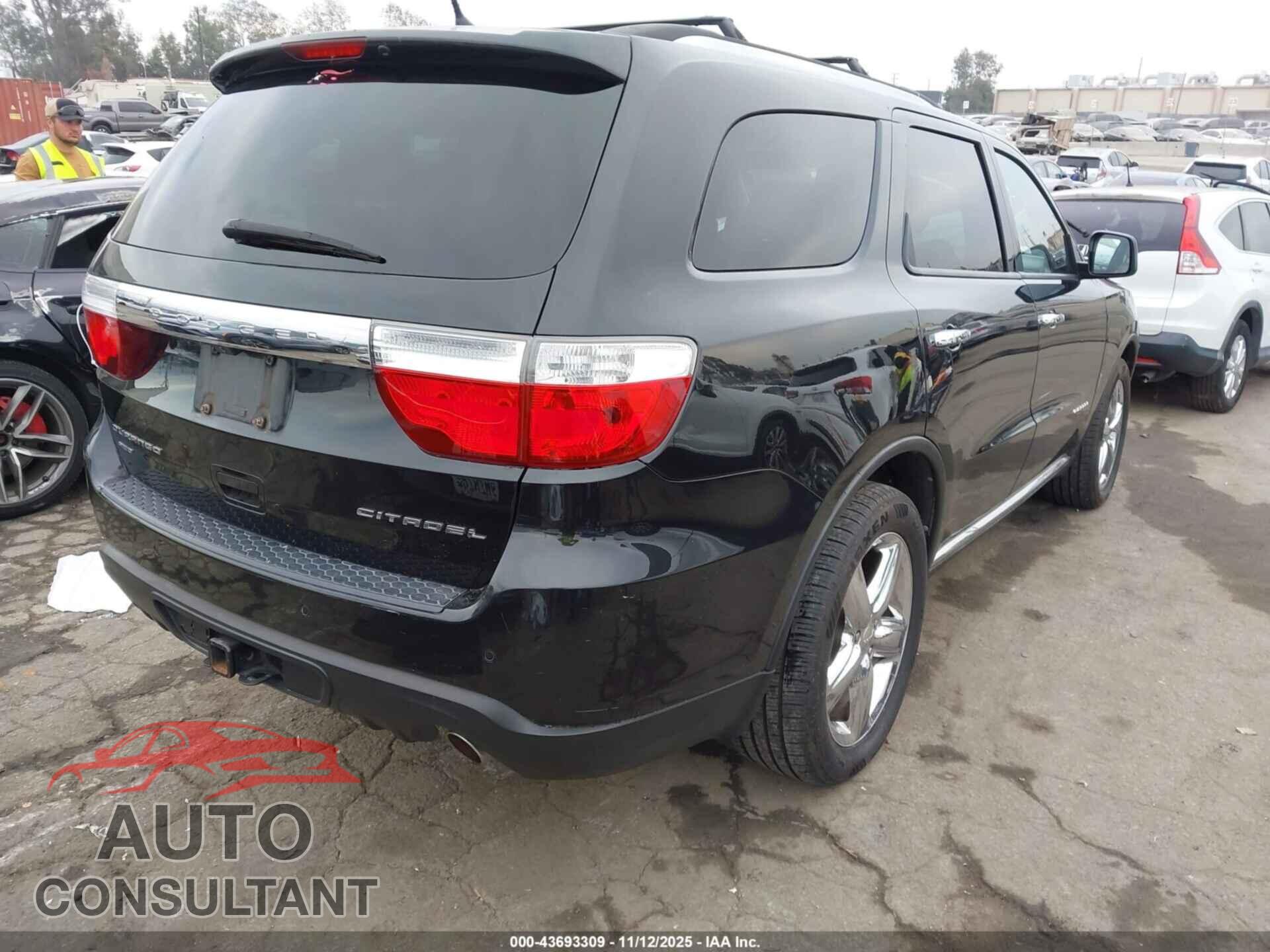 DODGE DURANGO 2012 - 1C4RDJEG6CC147689