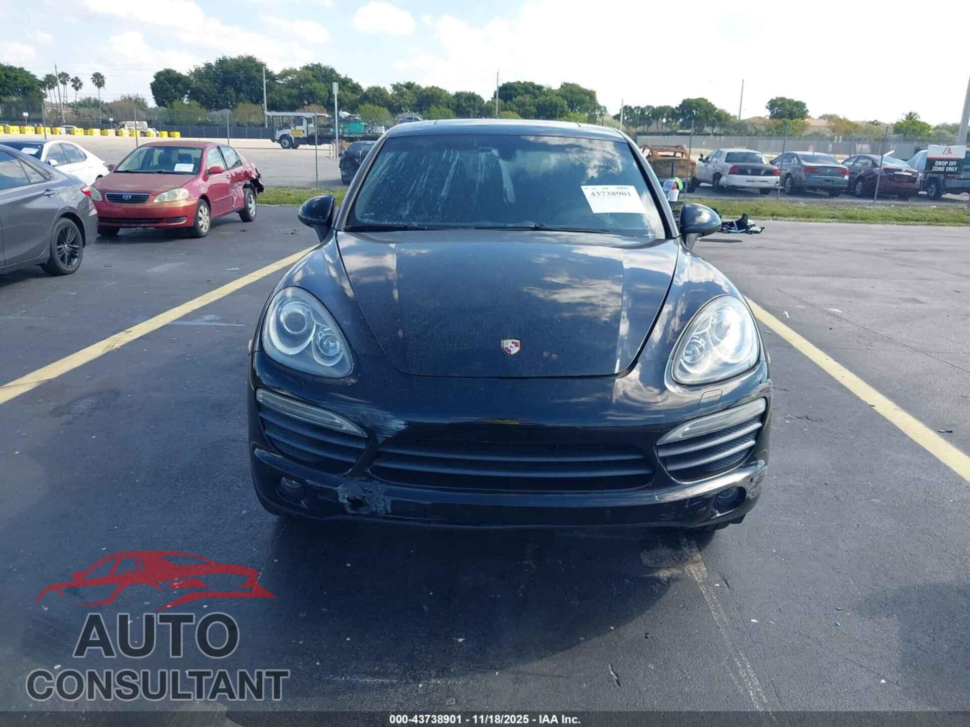 PORSCHE CAYENNE 2011 - WP1AB2A29BLA42614