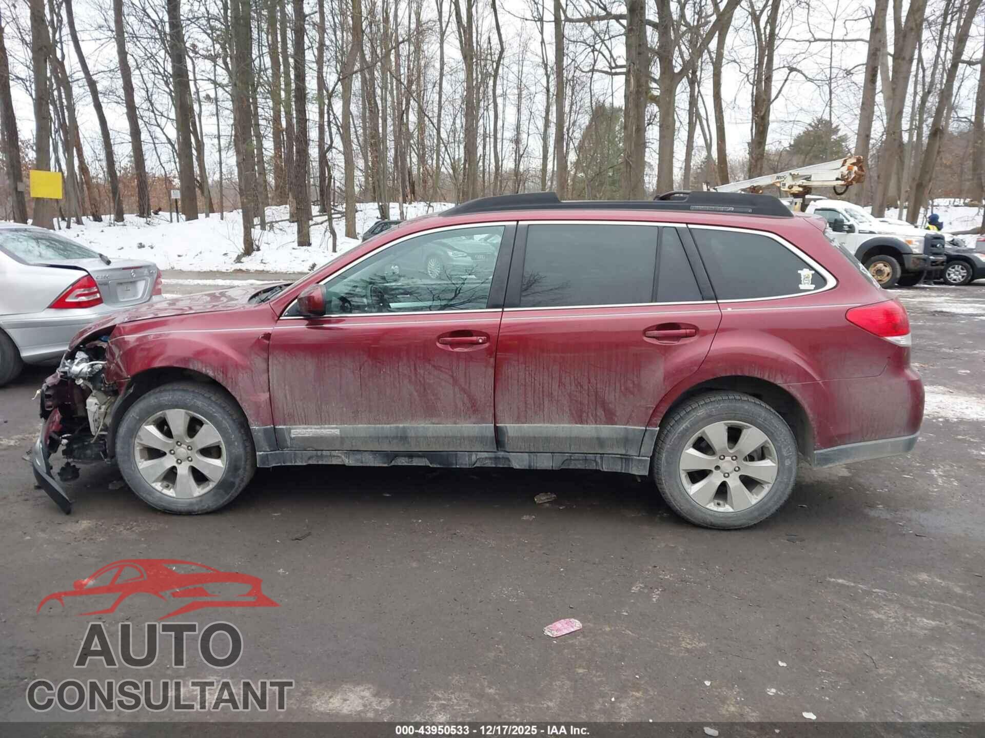 SUBARU OUTBACK 2012 - 4S4BRBCC2C3229388