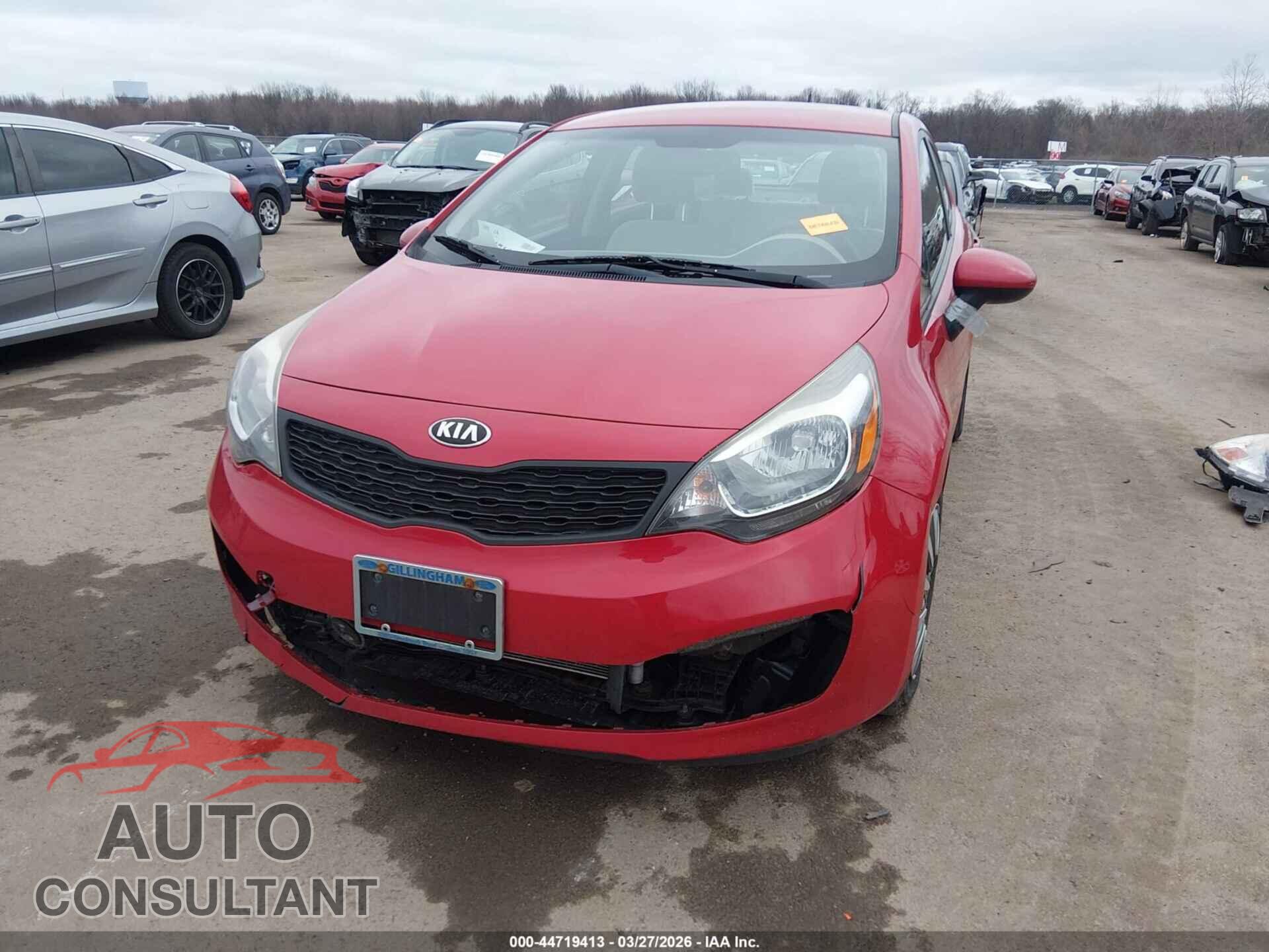 KIA RIO 2013 - KNADM4A33D6203602