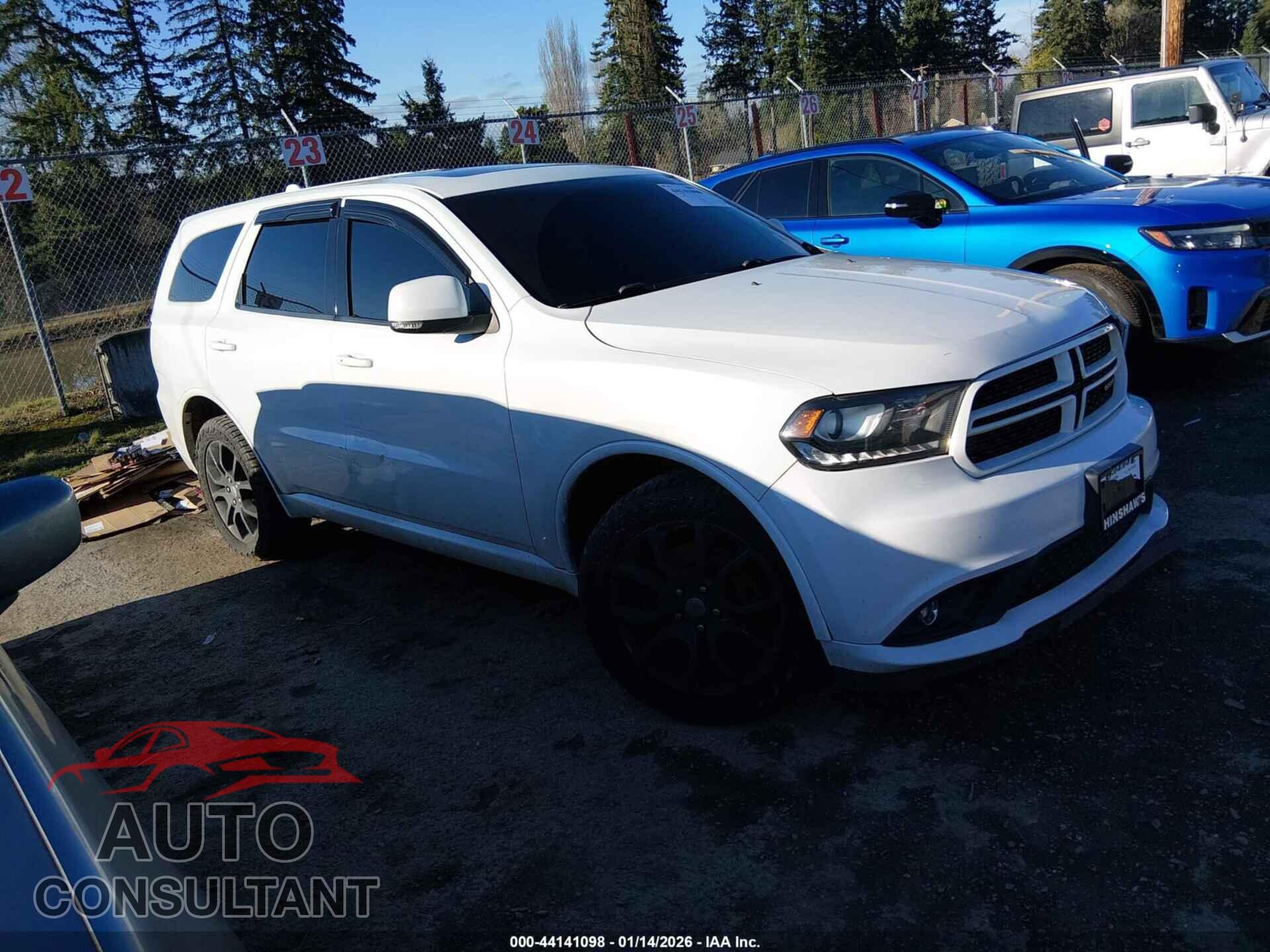 DODGE DURANGO 2017 - 1C4SDJCT2HC797130