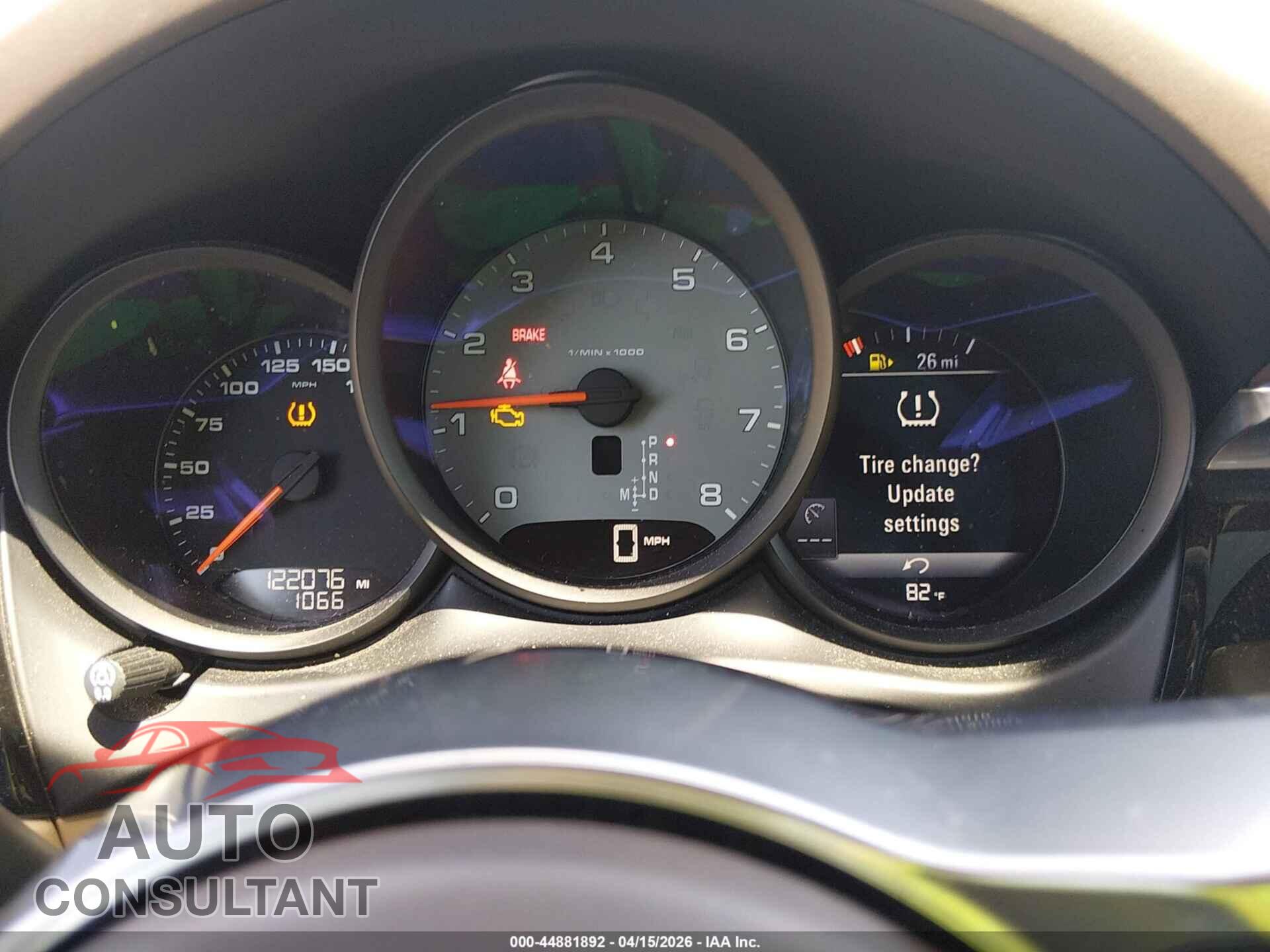 PORSCHE MACAN 2016 - WP1AB2A50GLB55563