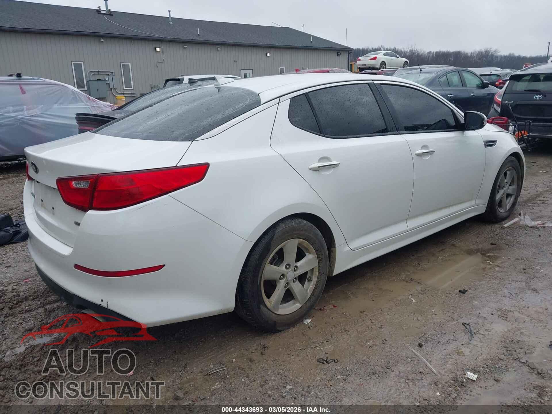 KIA OPTIMA 2014 - KNAGM4A73E5465272