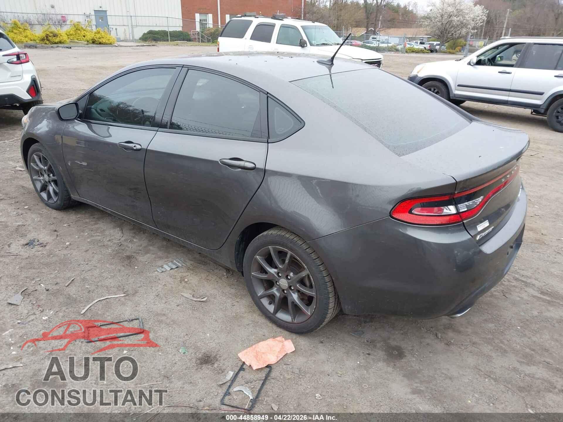 DODGE DART 2015 - 1C3CDFBB5FD346506