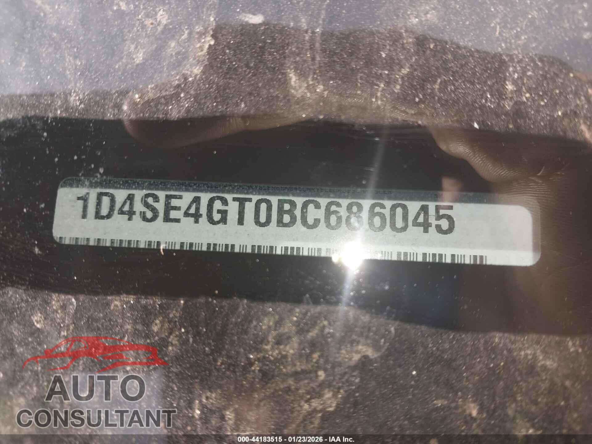 DODGE DURANGO 2011 - 1D4SE4GT0BC686045
