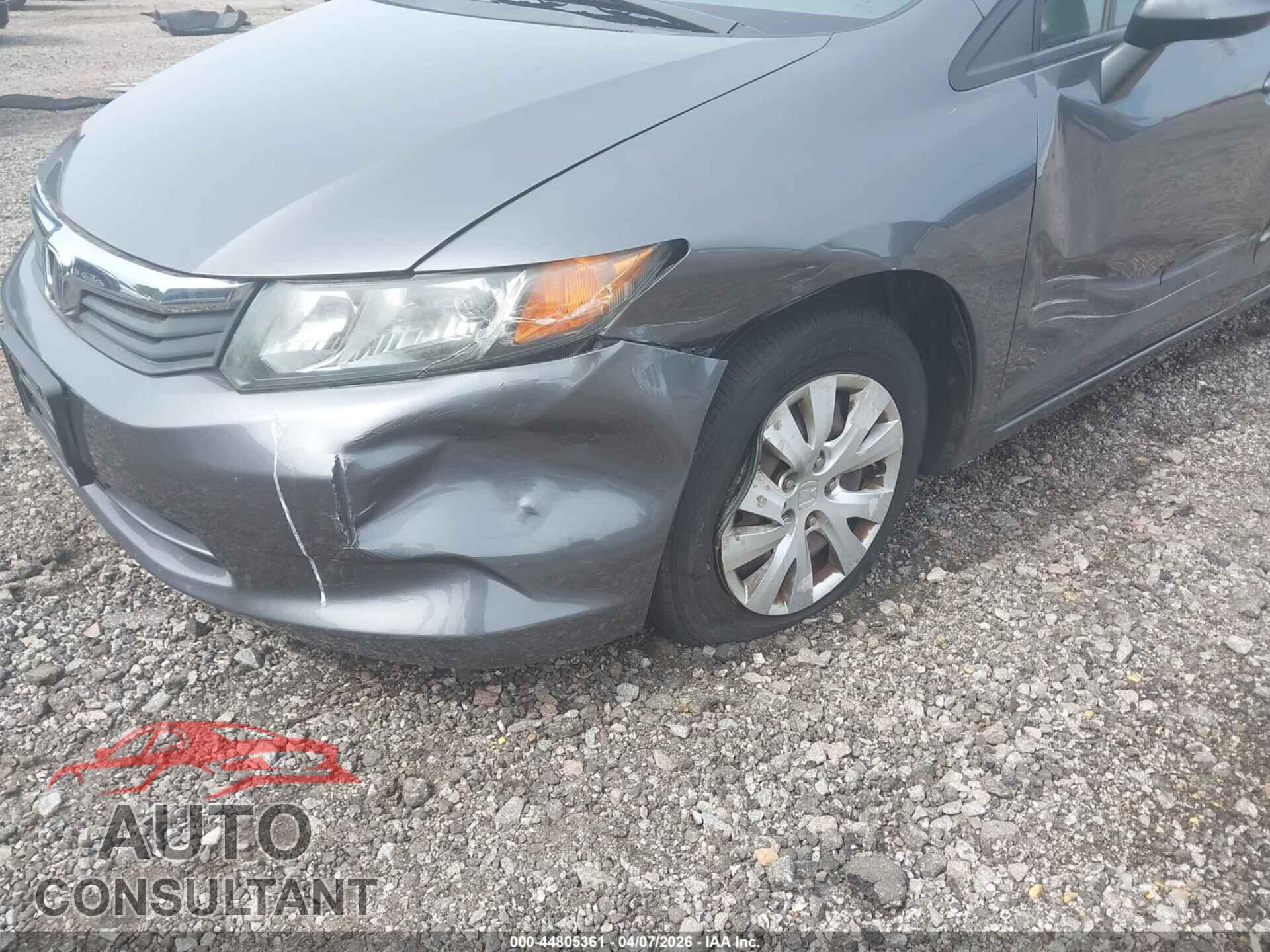 HONDA CIVIC 2012 - 2HGFB2F53CH612178