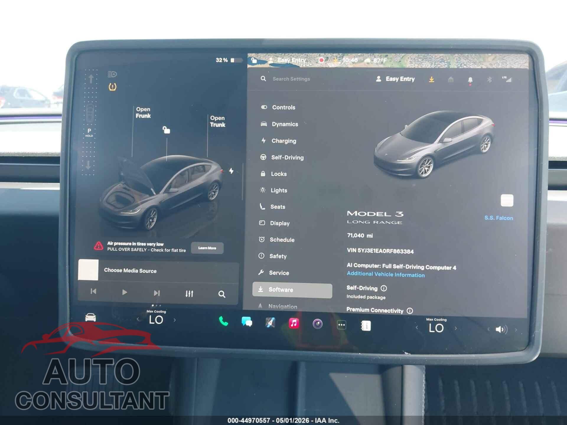 TESLA MODEL 3 2024 - 5YJ3E1EA0RF863384