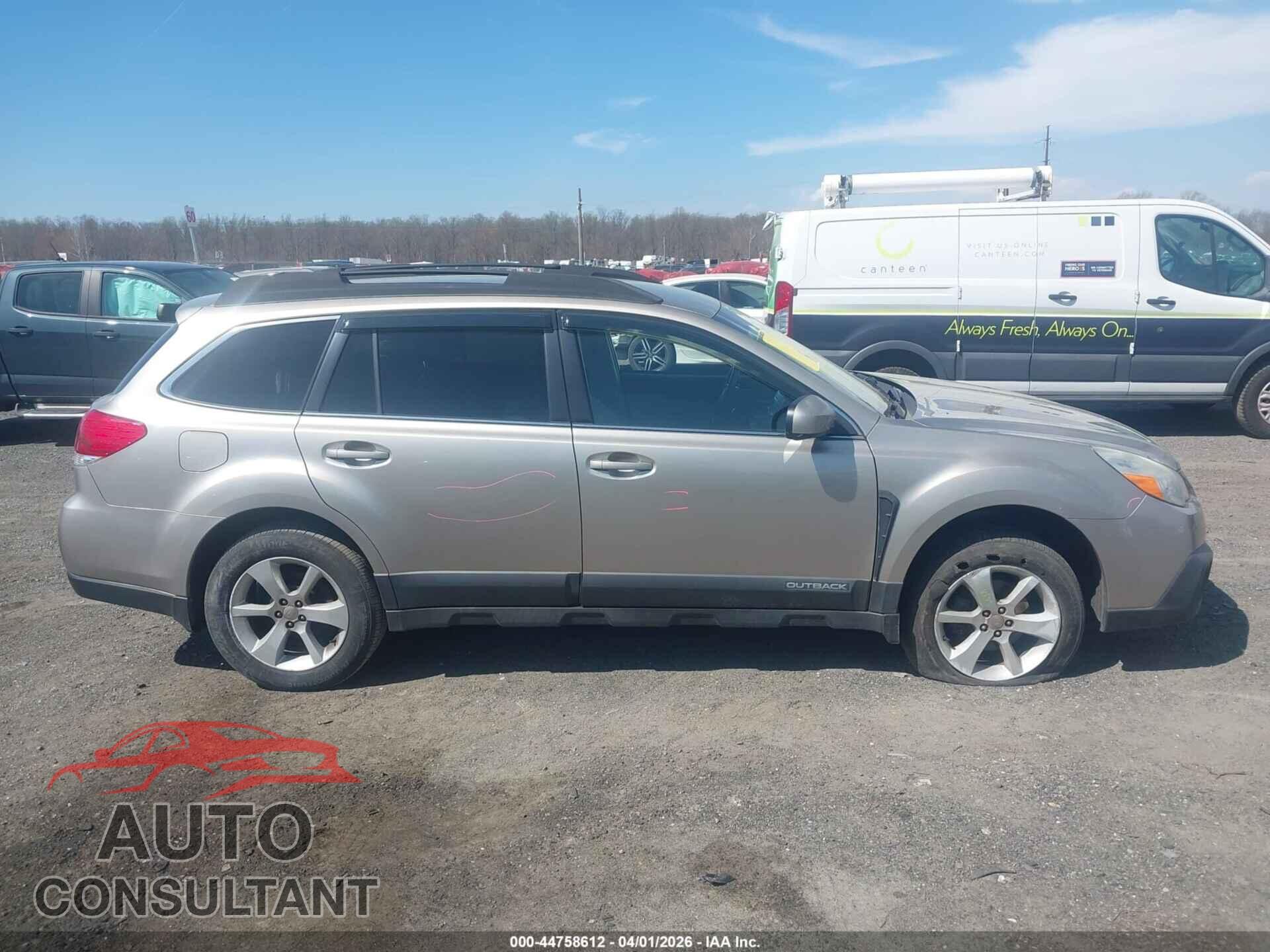 SUBARU OUTBACK 2014 - 4S4BRBCC5E3247547