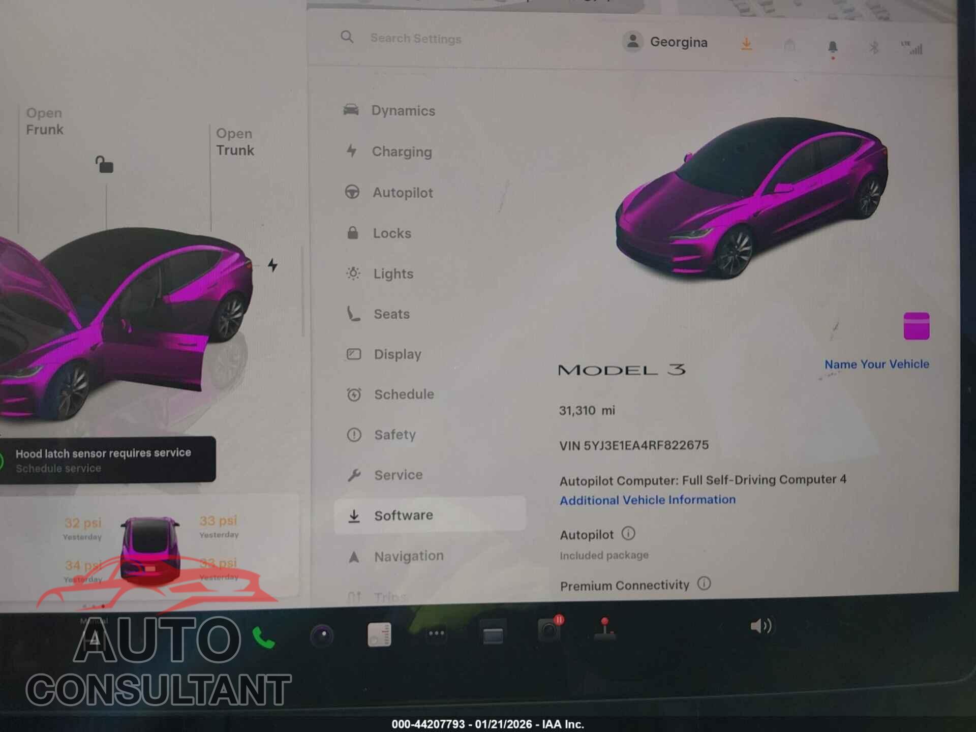 TESLA MODEL 3 2024 - 5YJ3E1EA4RF822675
