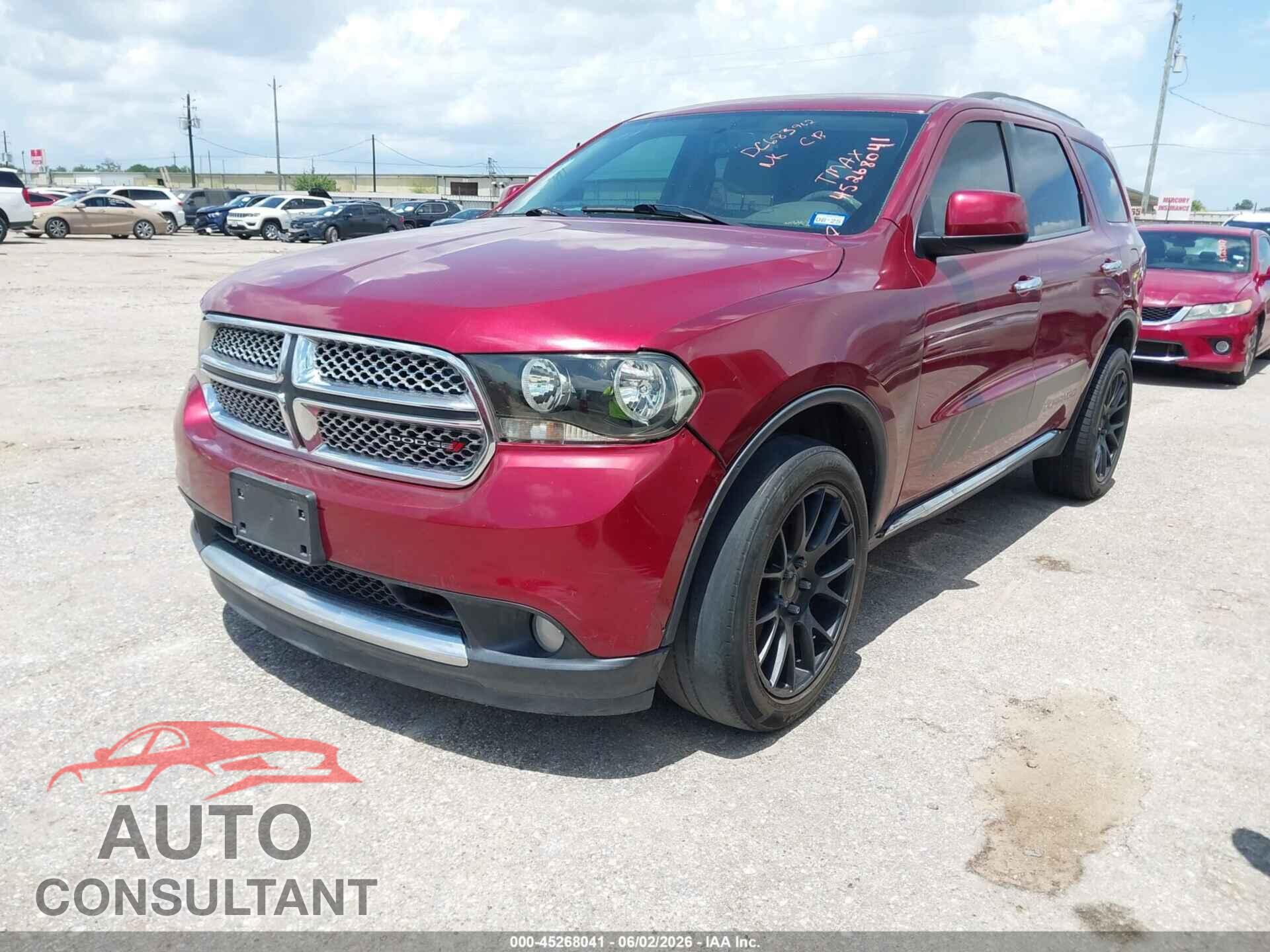 DODGE DURANGO 2013 - 1C4RDHAG4DC683962