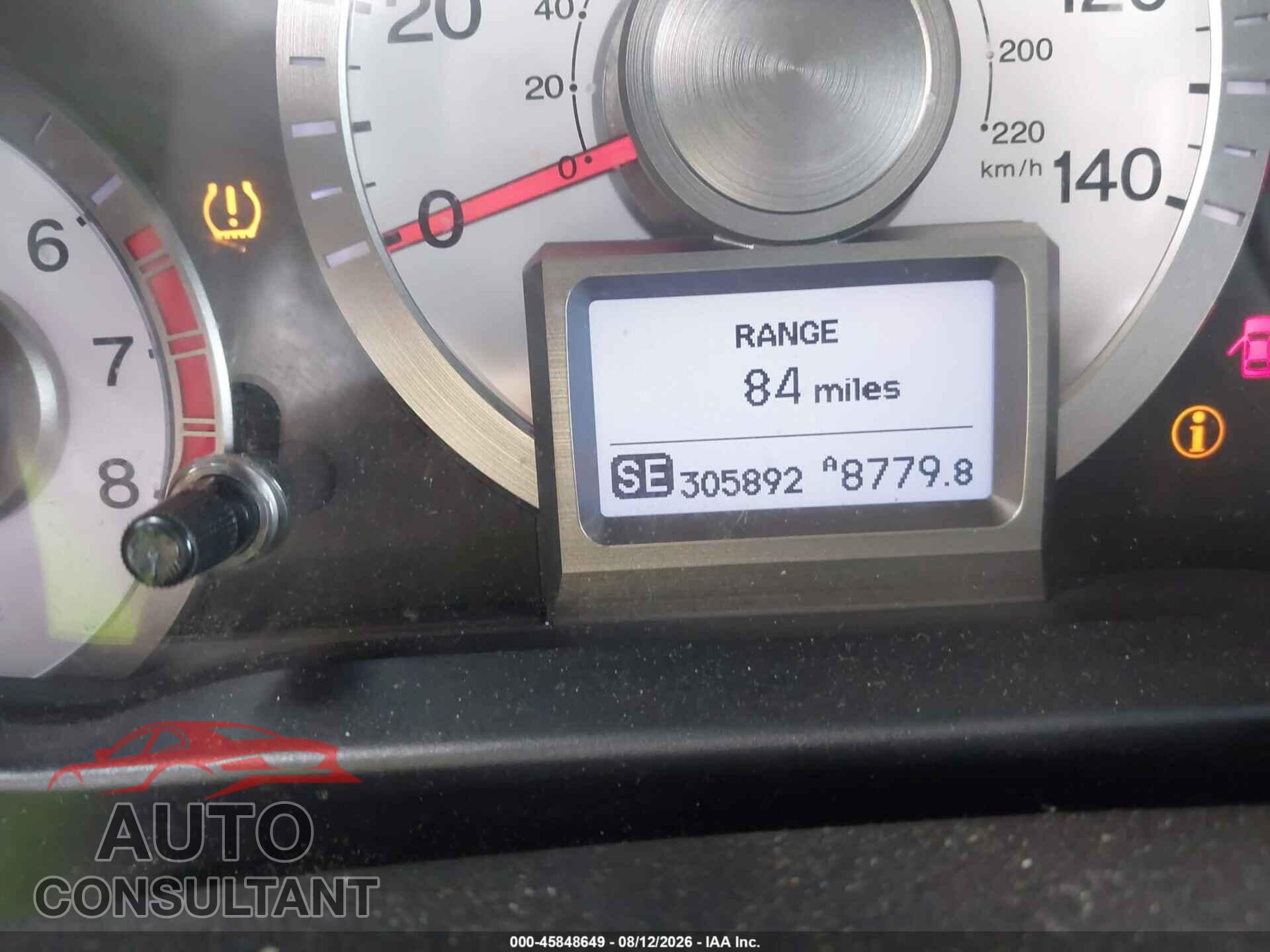 HONDA PILOT 2011 - 5FNYF4H92BB057736
