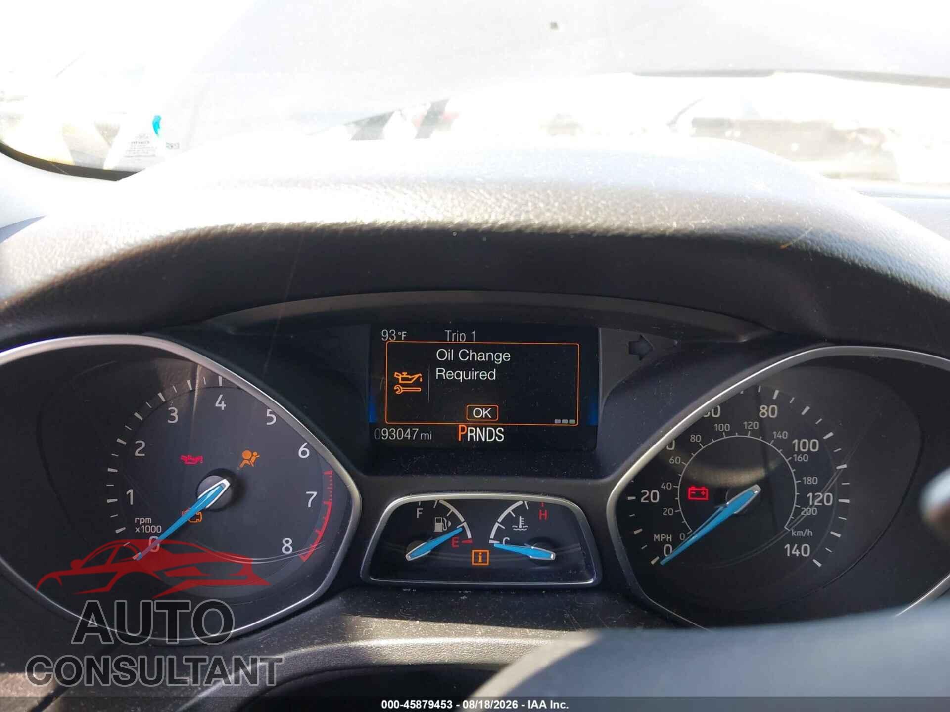 FORD FOCUS 2016 - 1FADP3F28GL362227