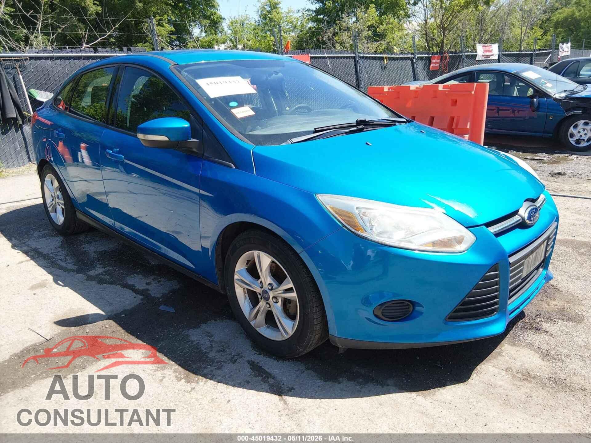 FORD FOCUS 2013 - 1FADP3F23DL123762