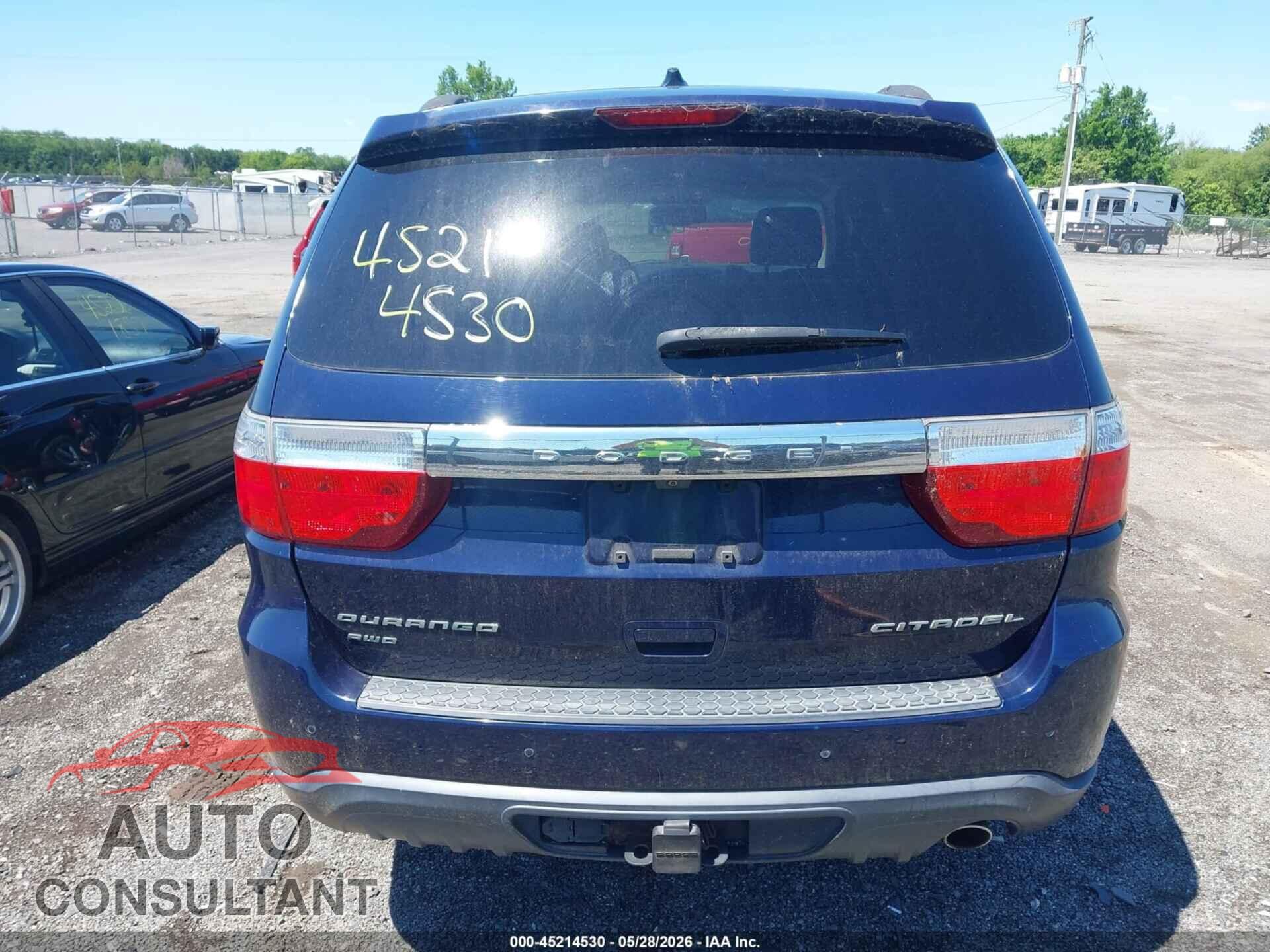 DODGE DURANGO 2013 - 1C4RDJEGXDC572172