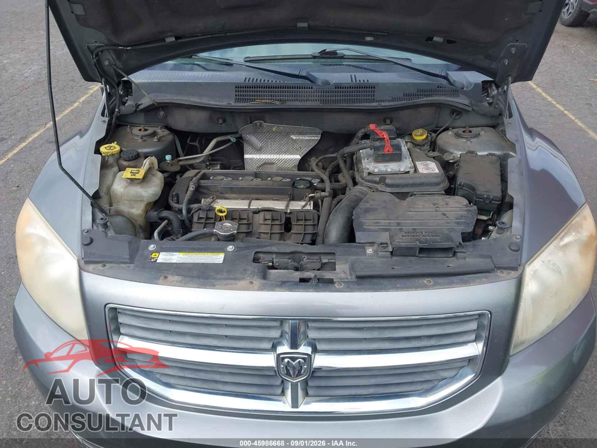 DODGE CALIBER 2012 - 1C3CDWEA9CD530927