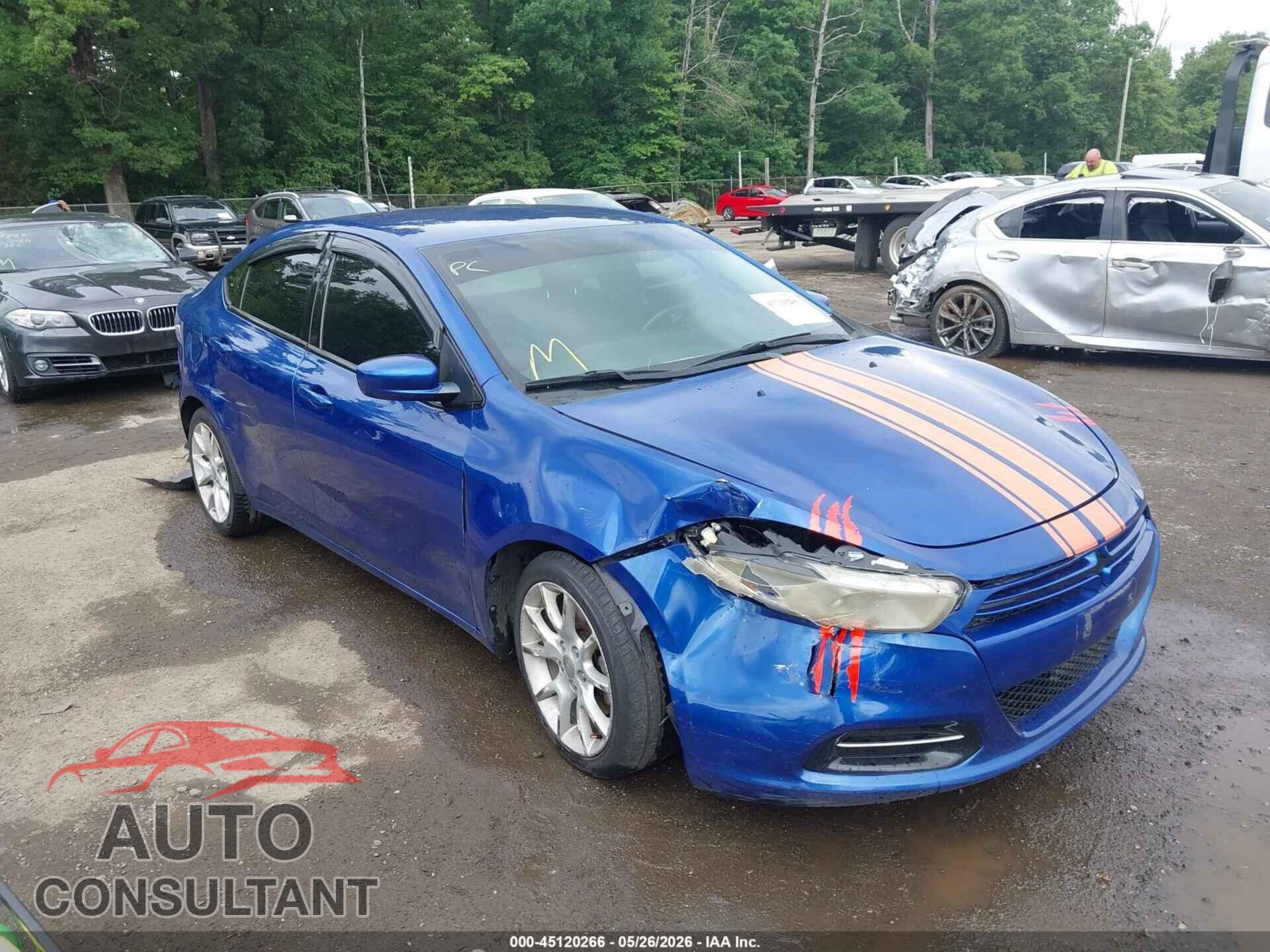 DODGE DART 2013 - 1C3CDFBA2DD257271