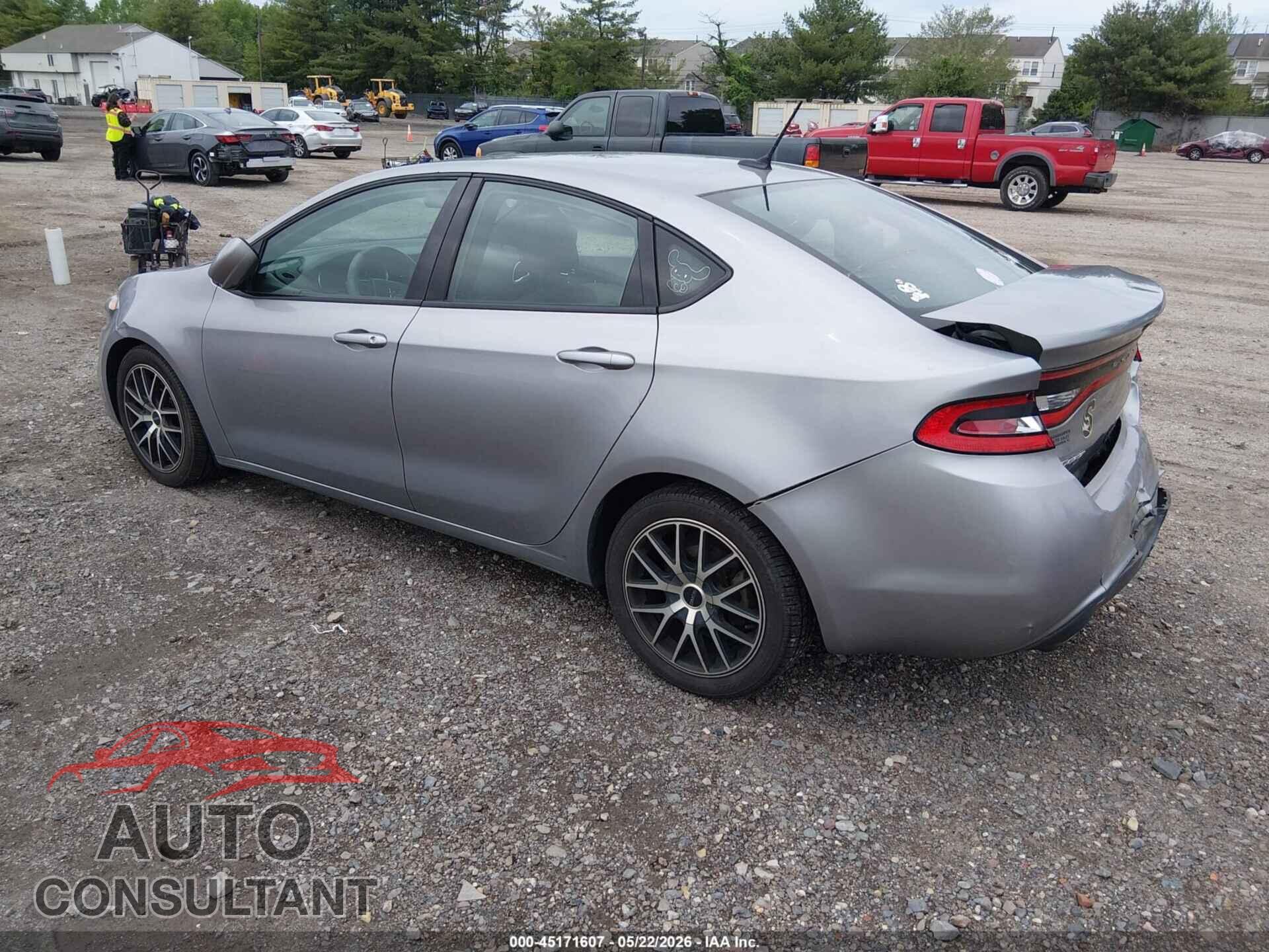 DODGE DART 2015 - 1C3CDFBB1FD346549