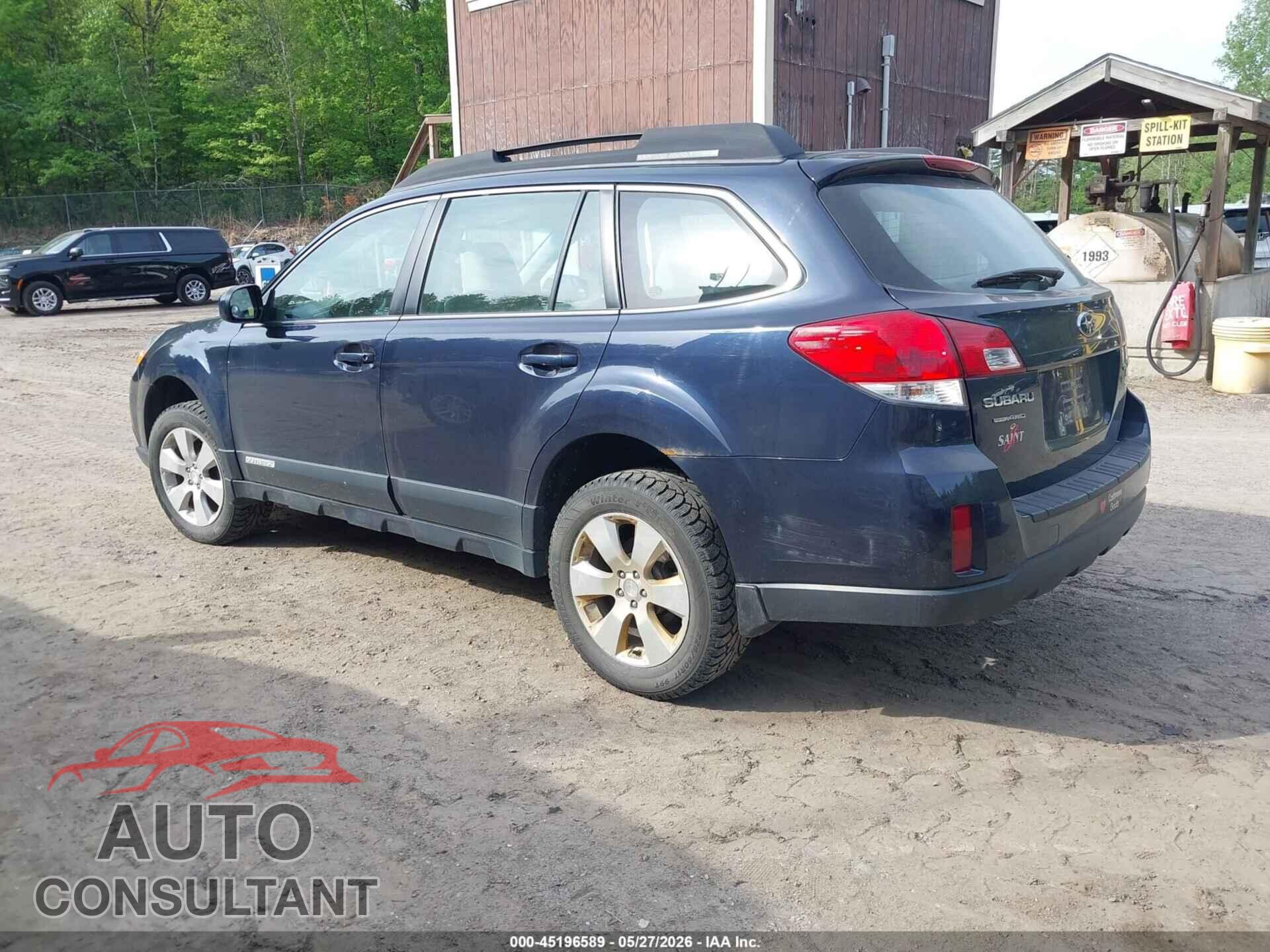 SUBARU OUTBACK 2012 - 4S4BRBAC9C3282575